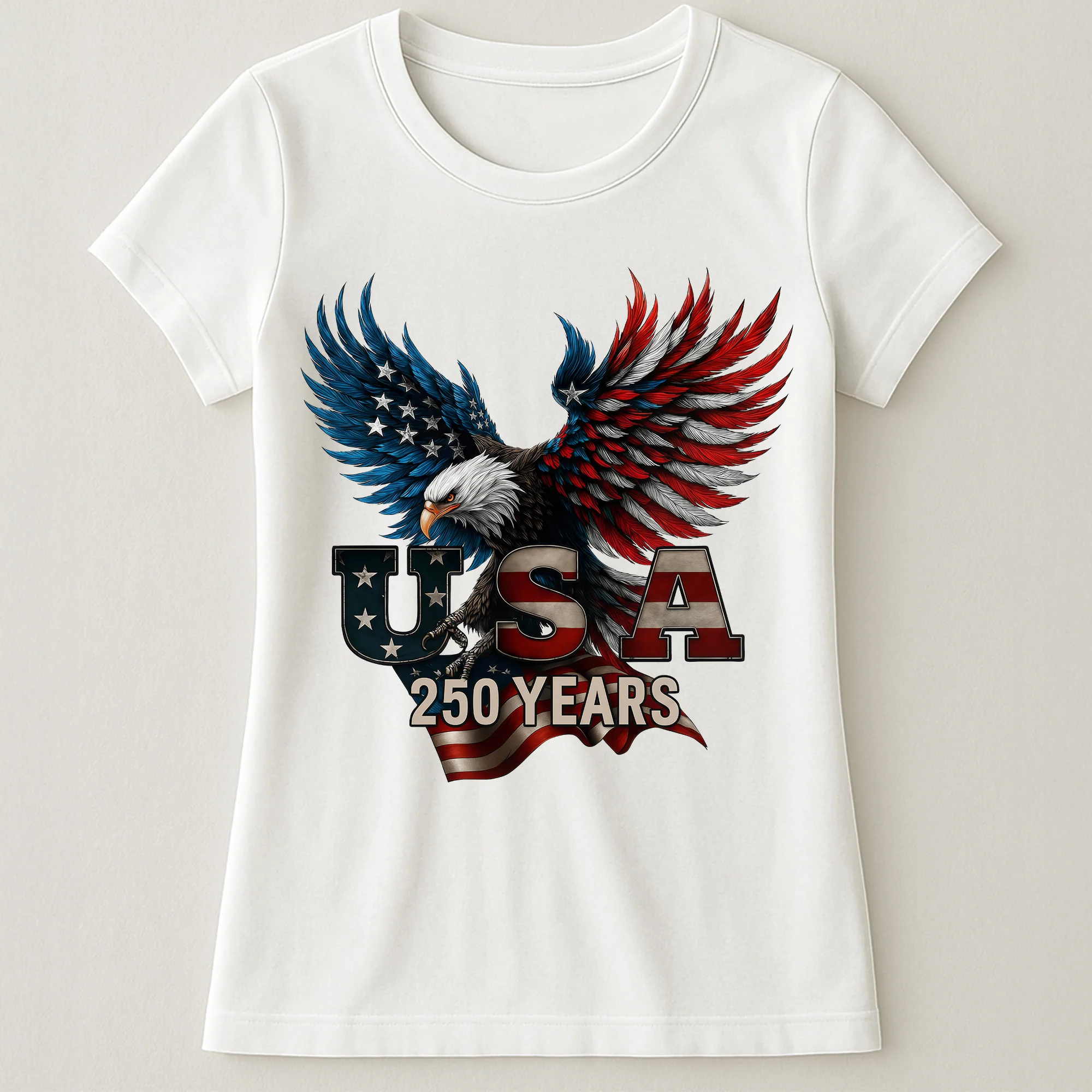 USA 250 Years Majestic Eagle - Shirt - Image 20