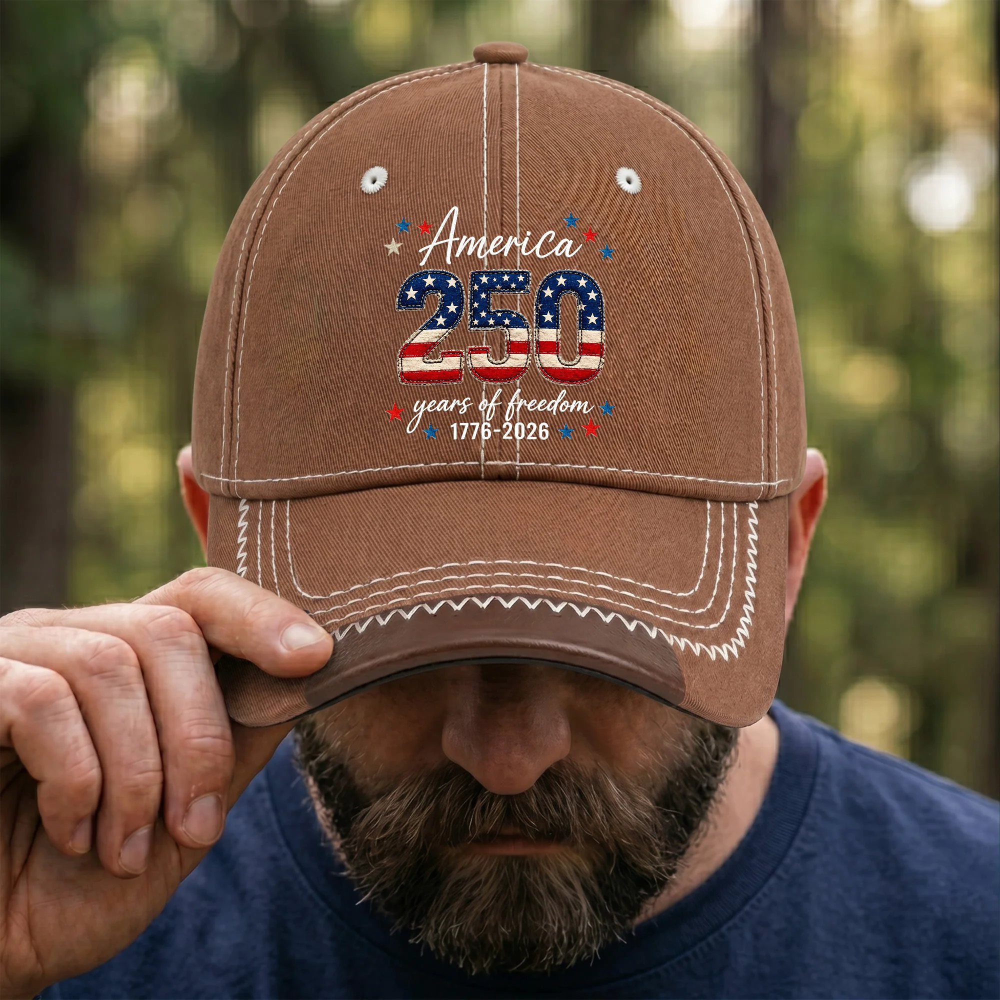 USA 250 Years Of Freedom - Cap - Image 2