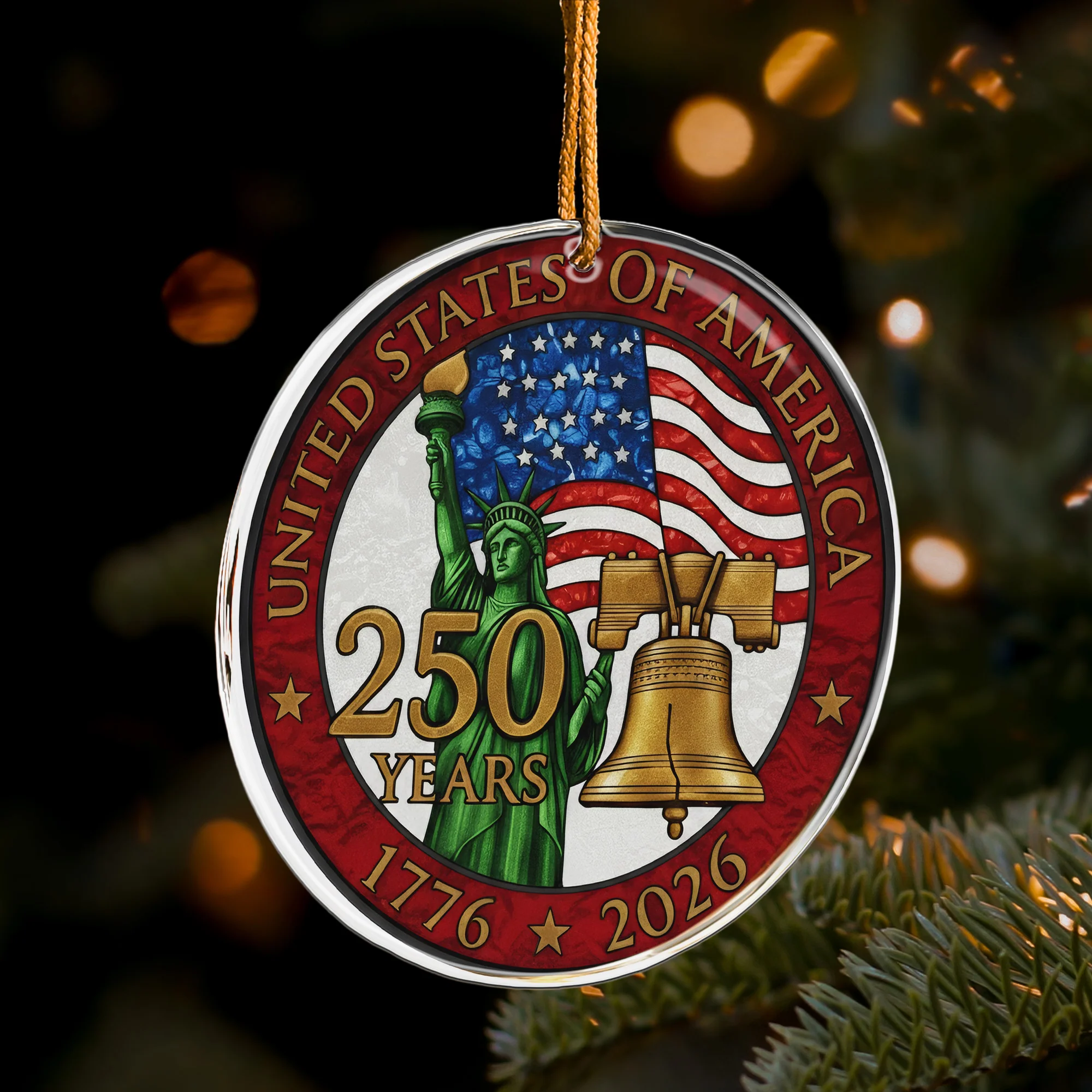 Usa 250th Anniversary - Acrylic Ornament - Image 4