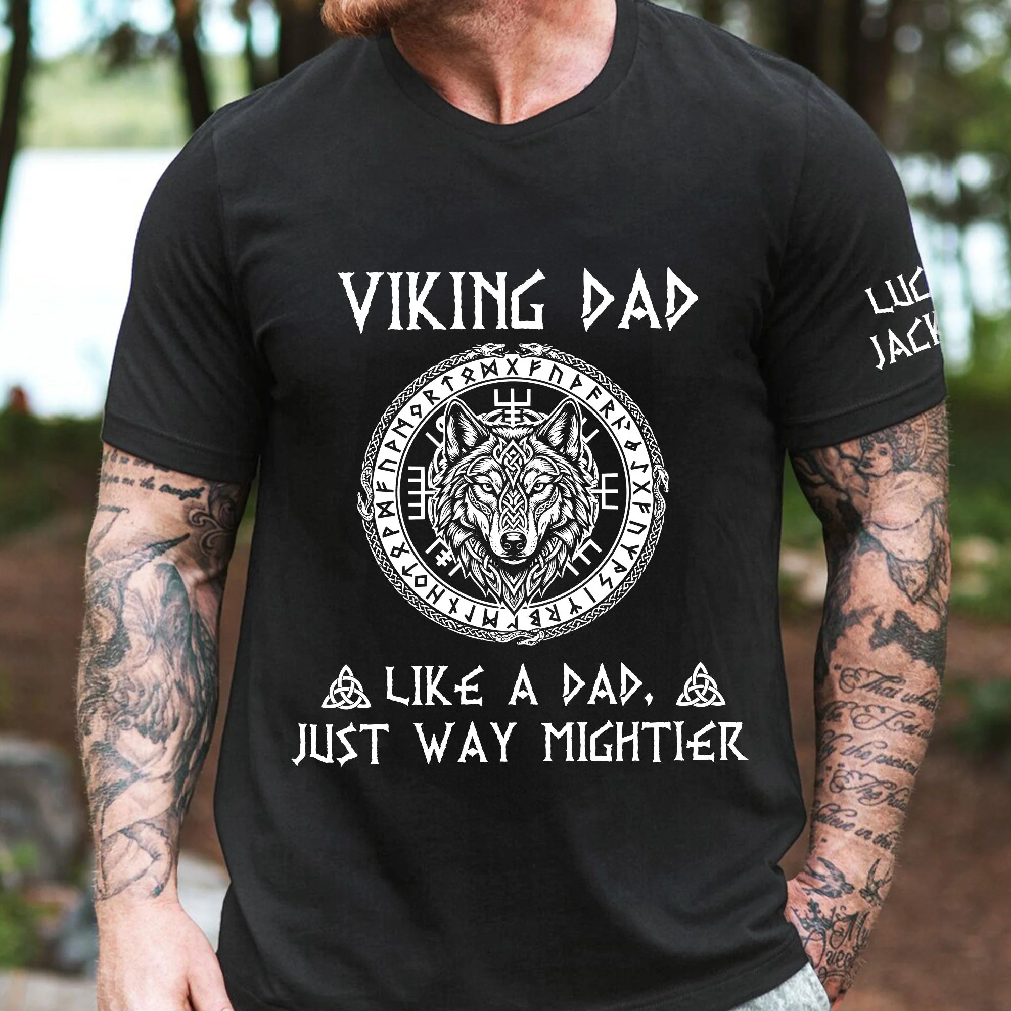 Viking Dad - Personalized Shirt - Image 3