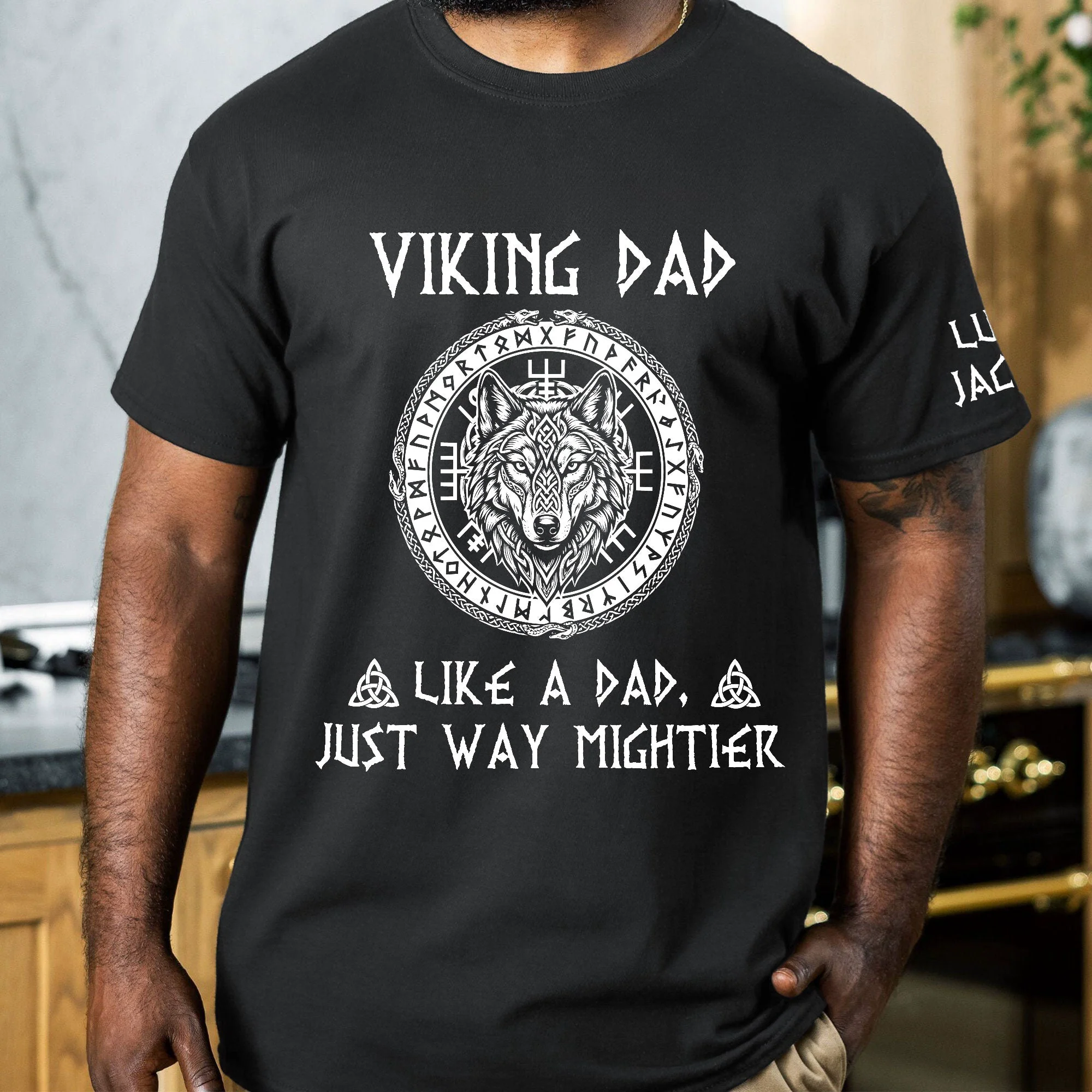 Viking Dad - Personalized Shirt - Image 4
