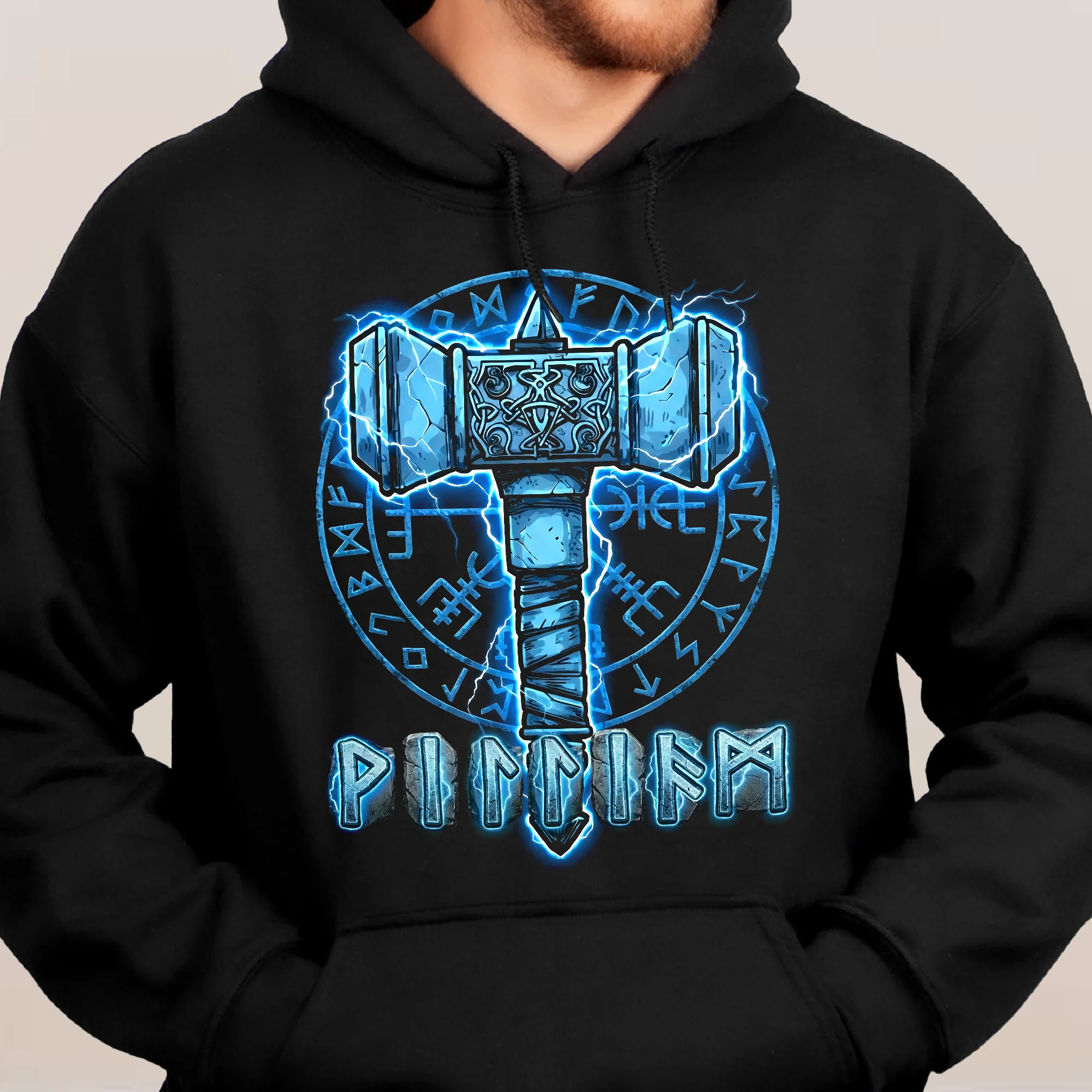 Viking Warriors, Name In Runes Viking - Personalized Shirt - Image 7