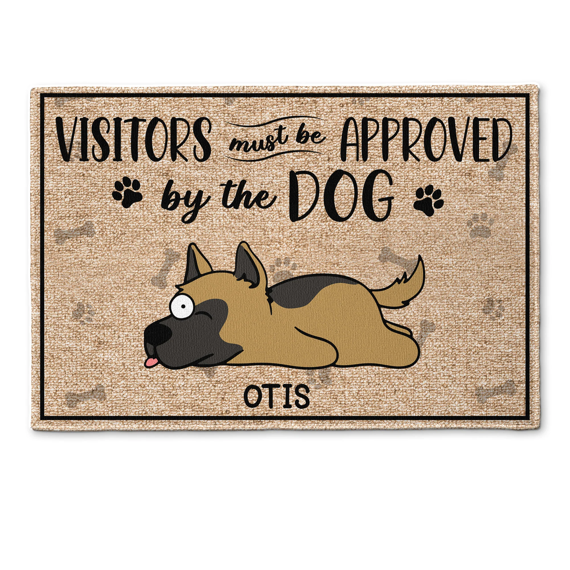 Visitors Must Be Approved - Personalized Doormat - Image 2