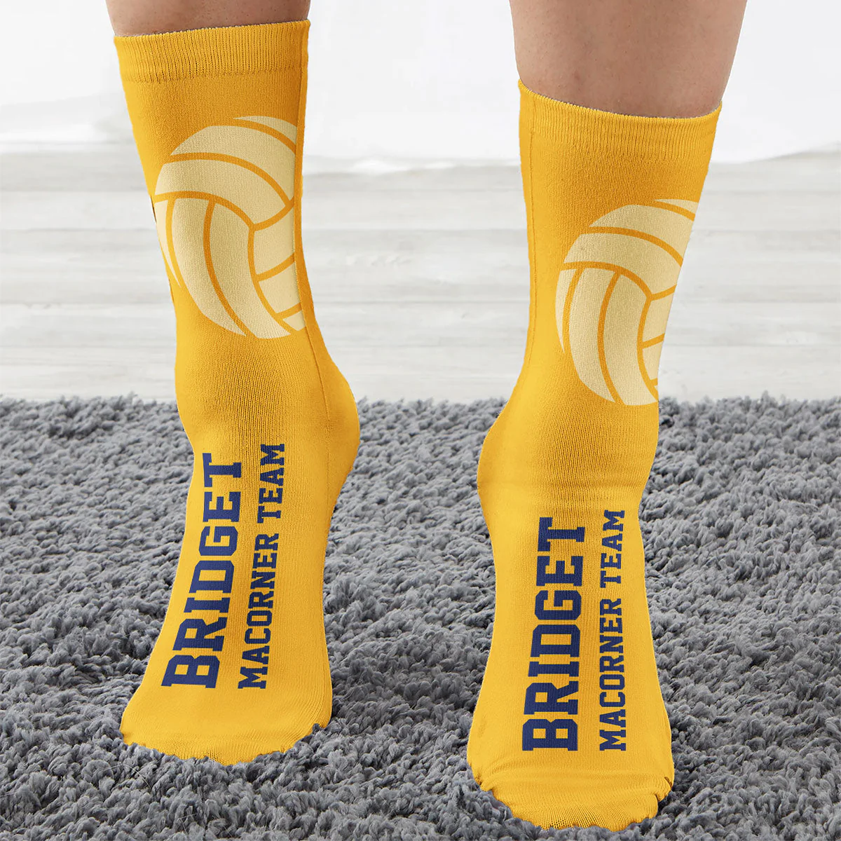 Volleyball - Personalized Crew Socks - Image 3