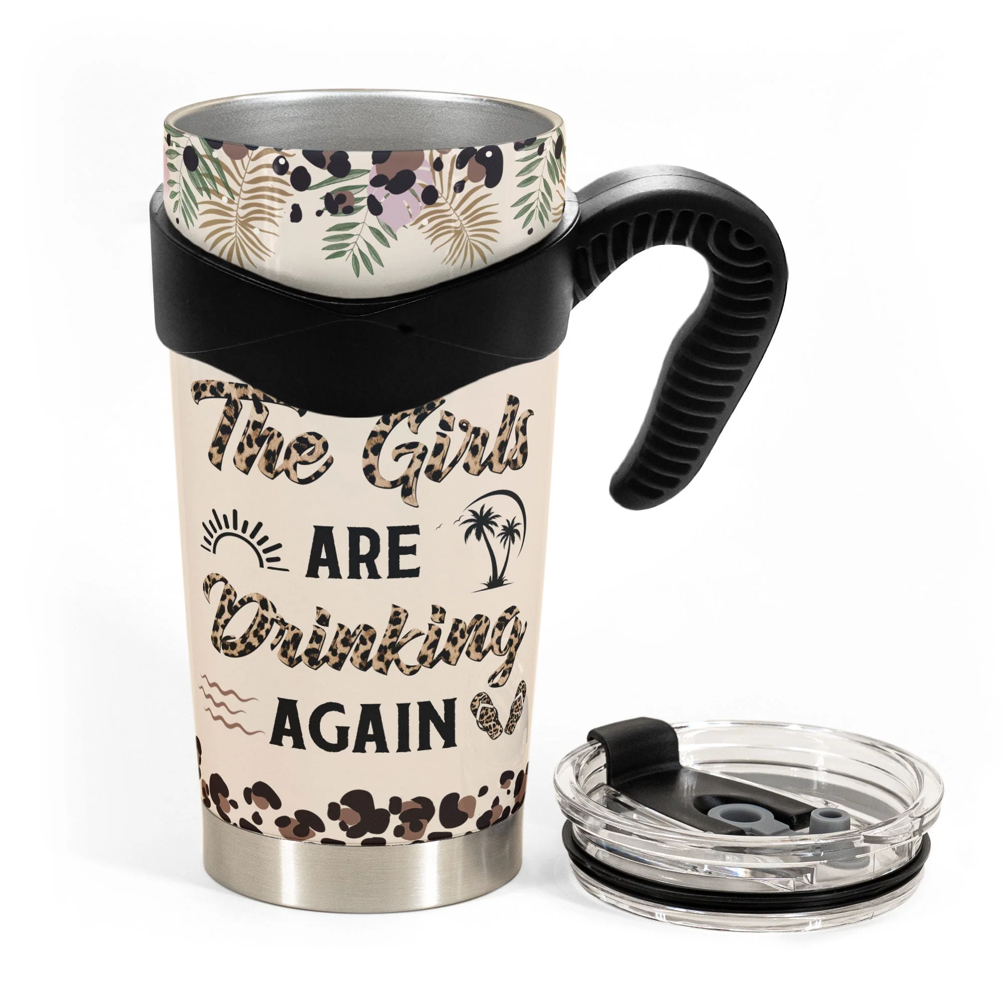 Warning! The Girls Are Drinking Again New Version - Personalized Tumbler Cup - Image 3