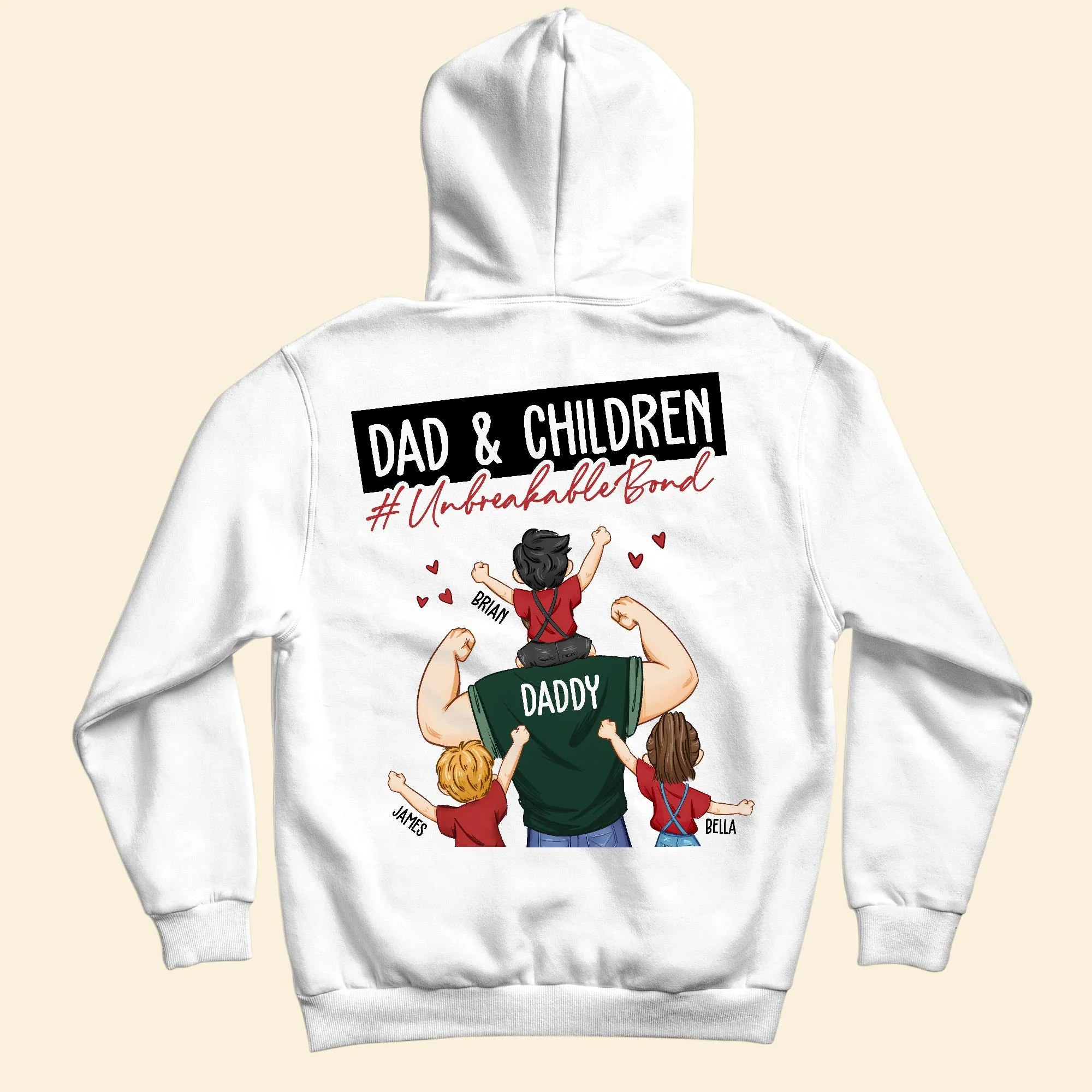 We Are An Unbreakable Bond - Personalized Back Printed Shirt - Image 4