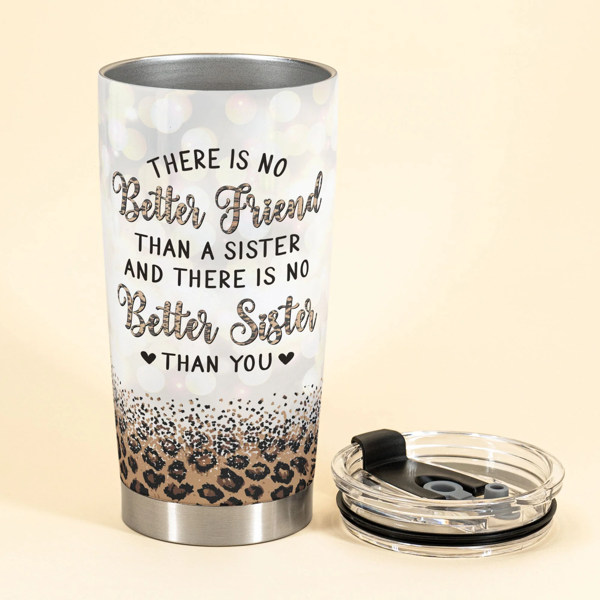 We Are More Than Sisters - Personalized Tumbler Cup - Birthday Gift For Sisters, Soul Sisters, Sistas - Image 3