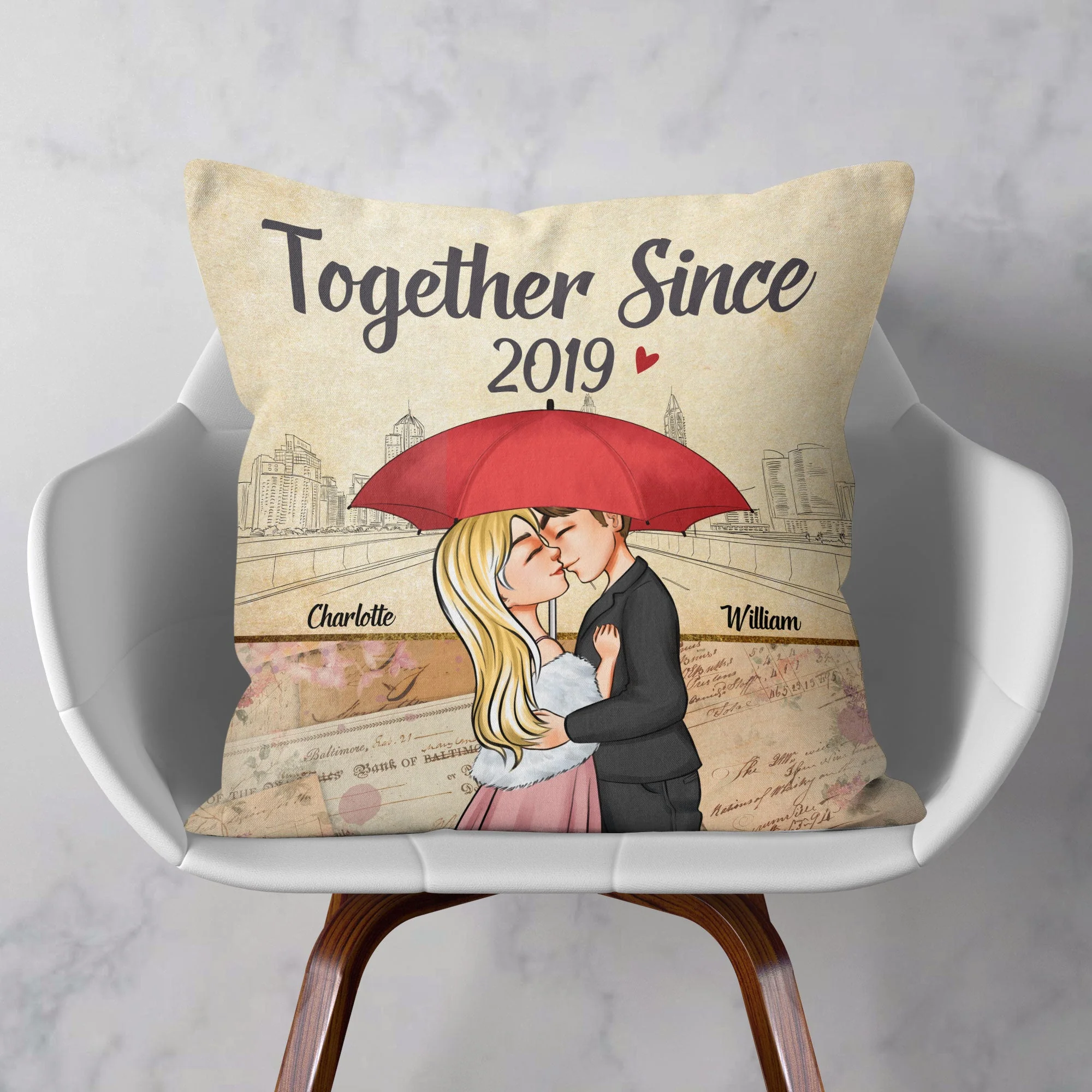 We Are Together - Personalized Pillow (Insert Included) - Image 2