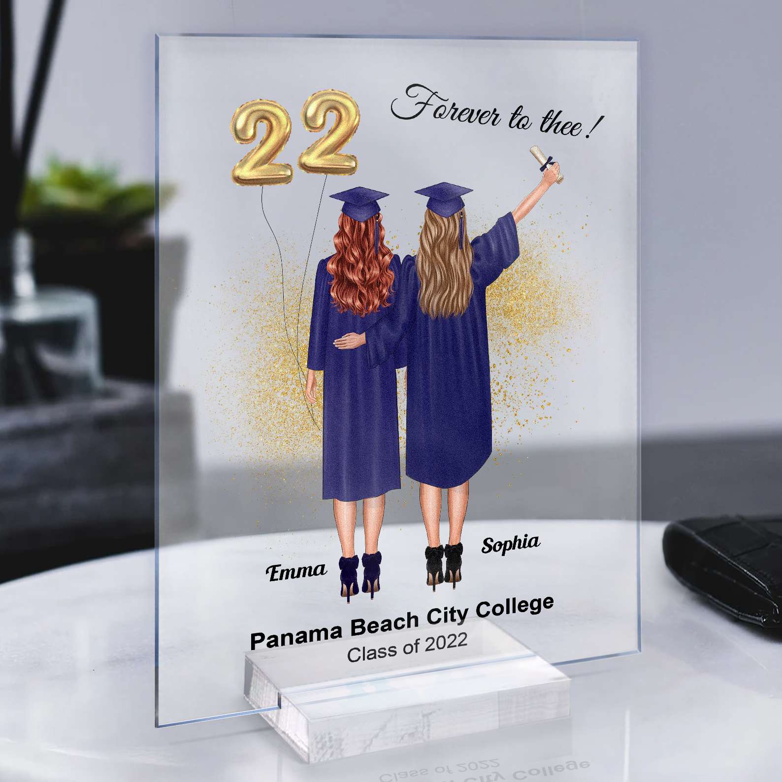 We Did It - Personalized Acrylic Plaque - Image 3