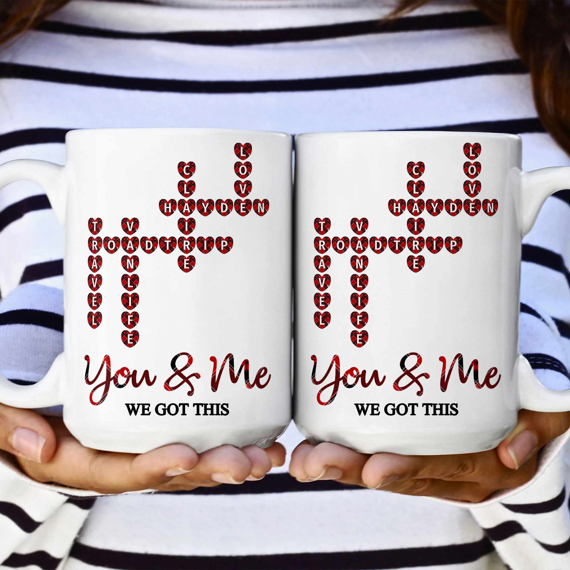 We Got This Scrabble Name Love - Personalized Mug - Image 7