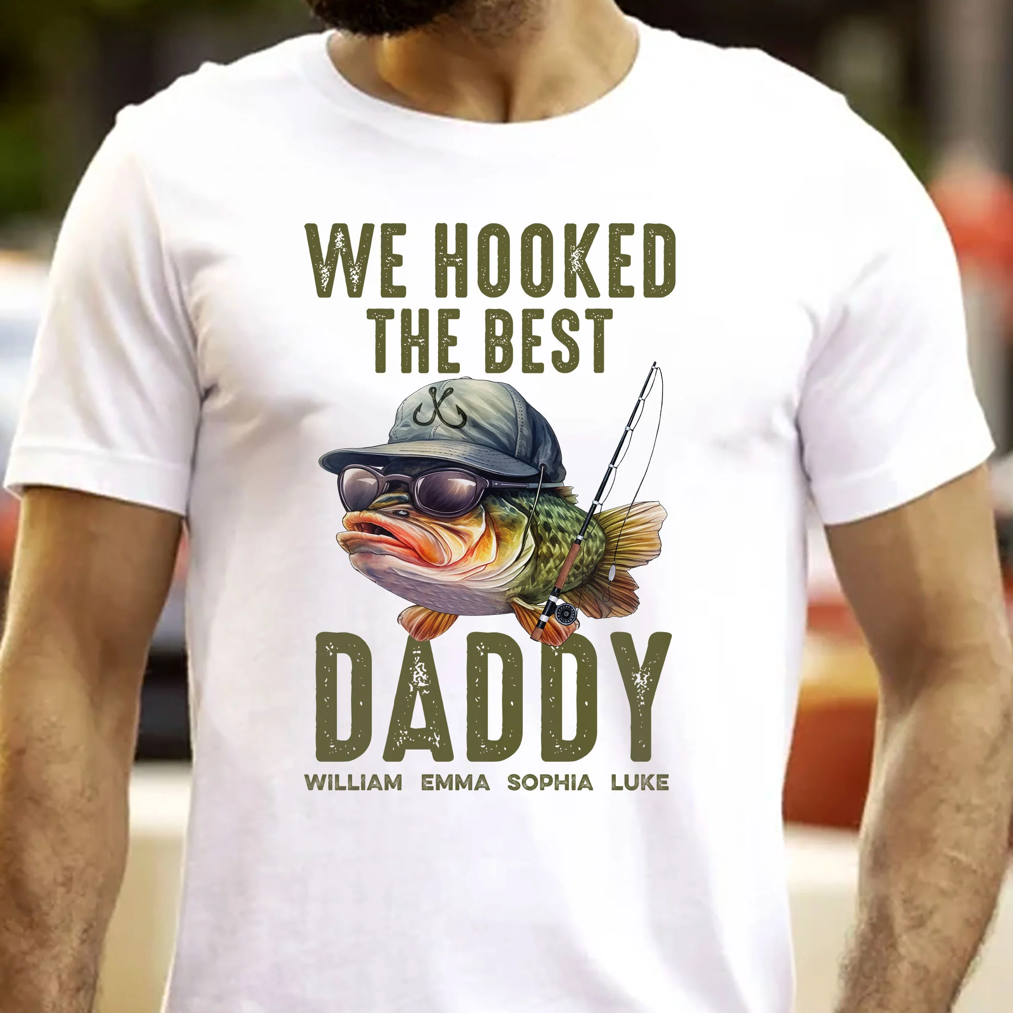 We Hooked The Best Dad, Grandpa - Custom Father's Day Gift Set - Image 6