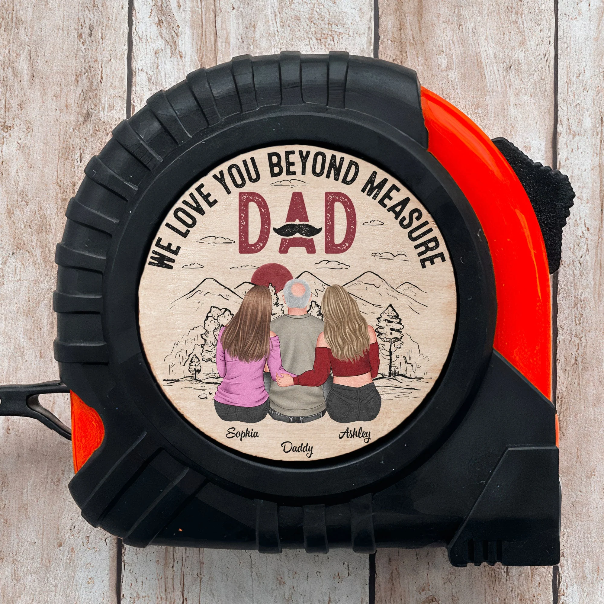 We Love You Beyond Measure - Personalized Tape Measure - Image 4