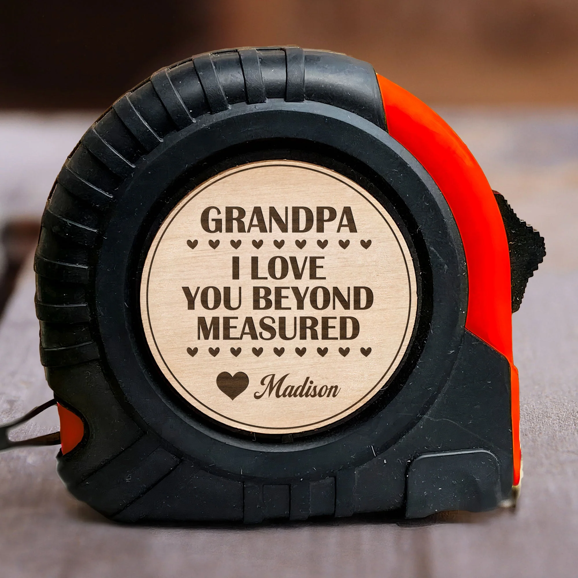 We Love You Beyond Measured - Personalized Tape Measure - Image 2