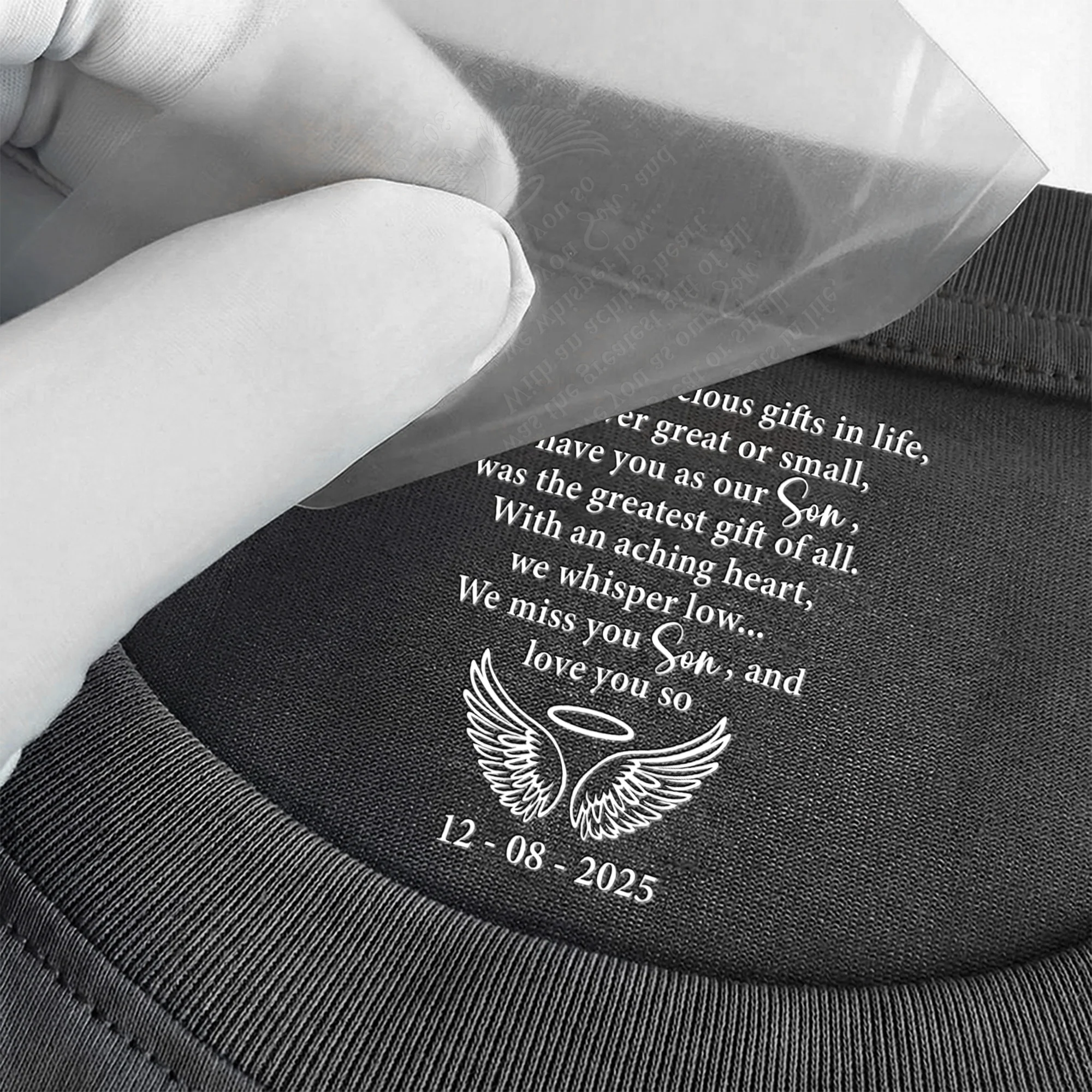 We Miss You Sympathy Gift - Personalized Shirt - Image 3