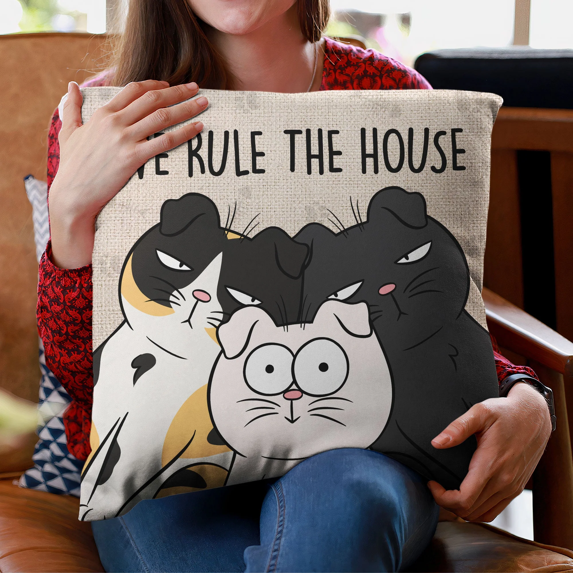 We Rule The House New Version - Personalized Pillow (Insert Included) - Image 3