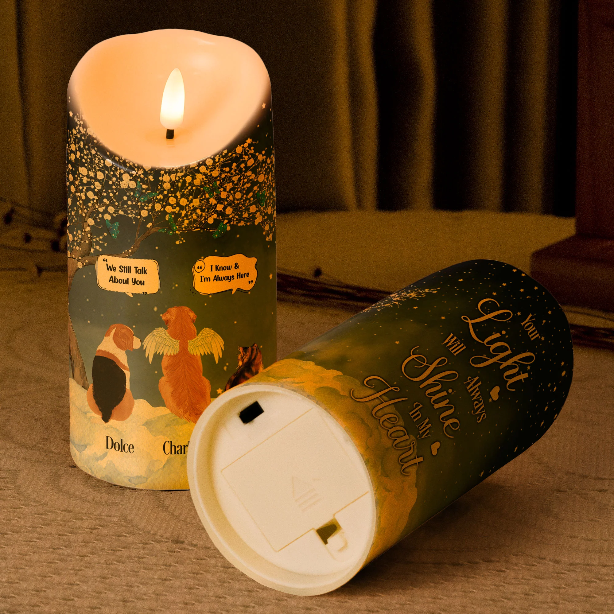 We Still Talk About You - Personalized LED Candle - Image 3