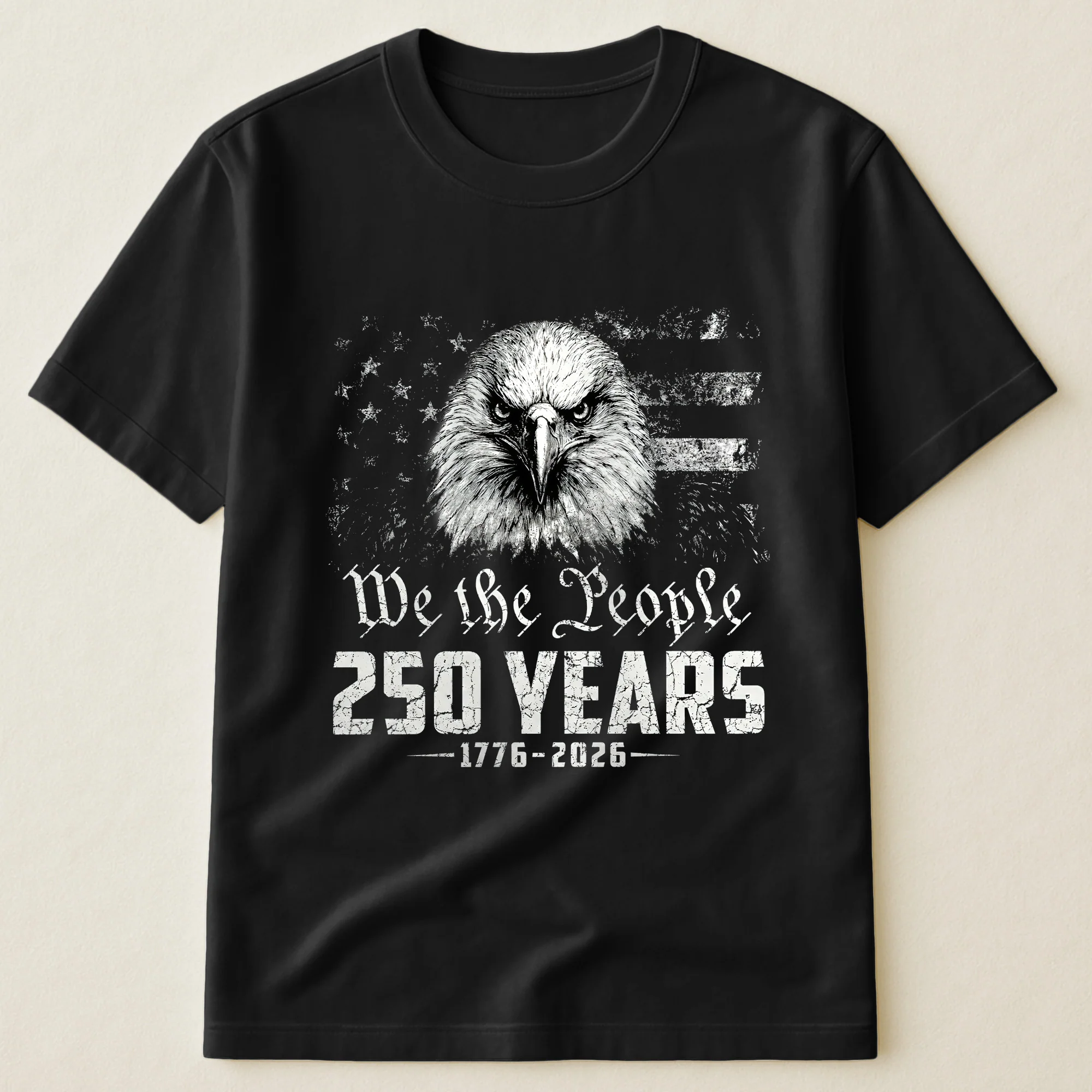 We The People Eagel Monochrome - Shirt