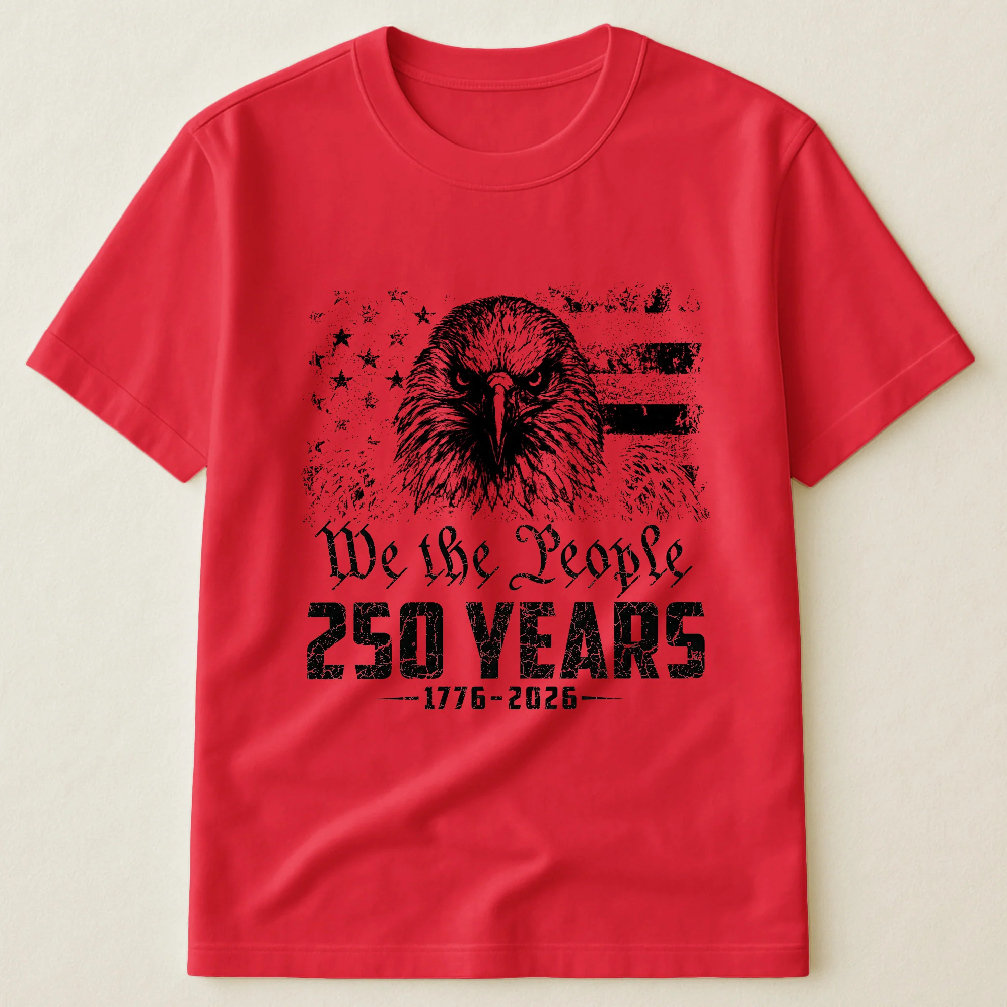We The People Eagel Monochrome - Shirt - Image 10