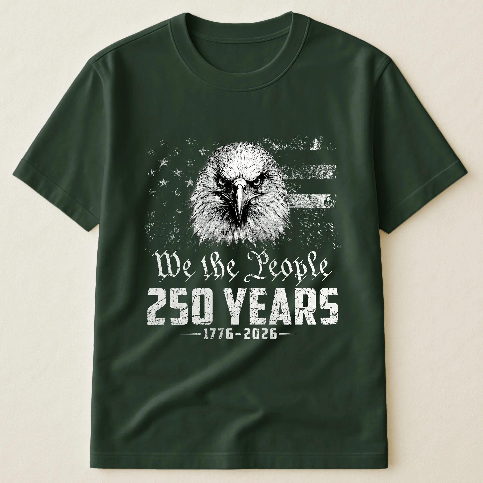 We The People Eagel Monochrome - Shirt - Image 2