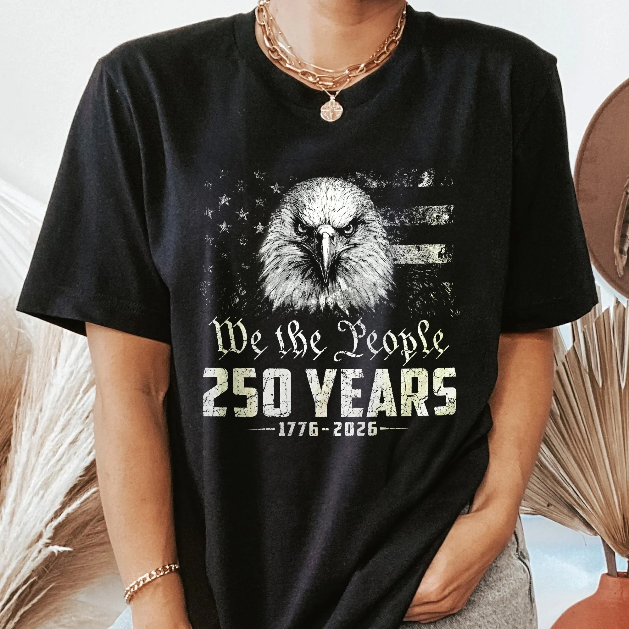 We The People Eagel Monochrome - Shirt - Image 32