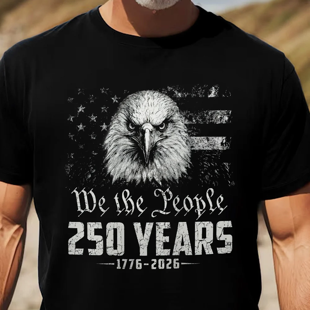 We The People Eagel Monochrome - Shirt - Image 33