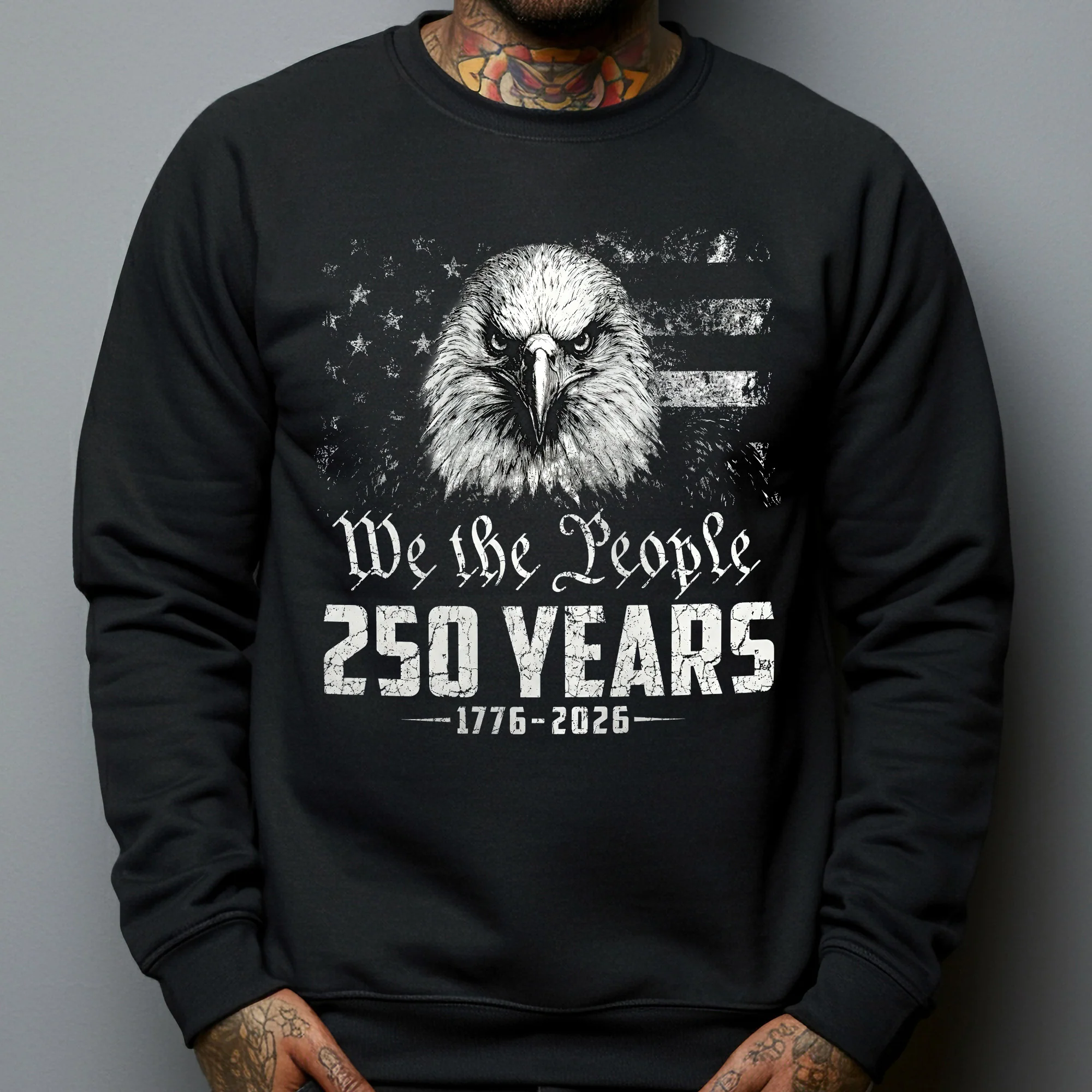 We The People Eagel Monochrome - Shirt - Image 36