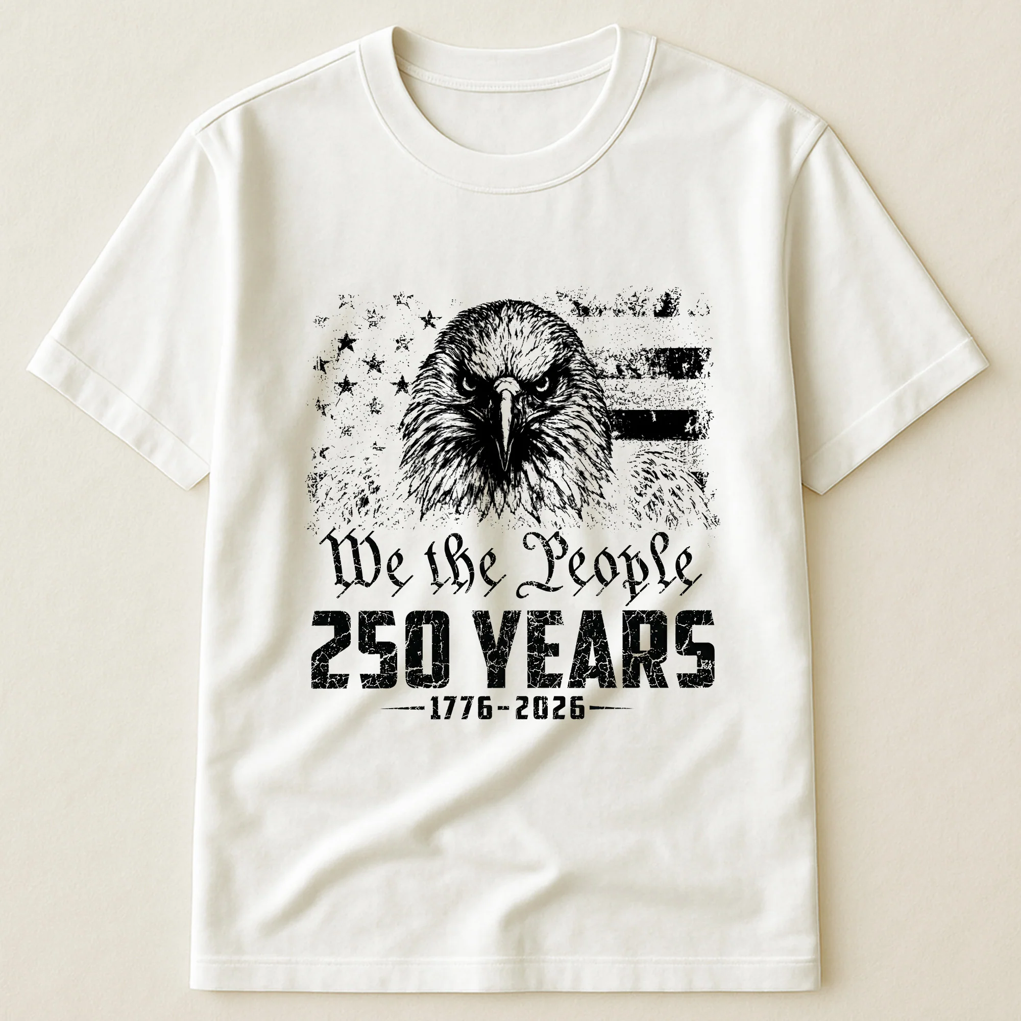 We The People Eagel Monochrome - Shirt - Image 4