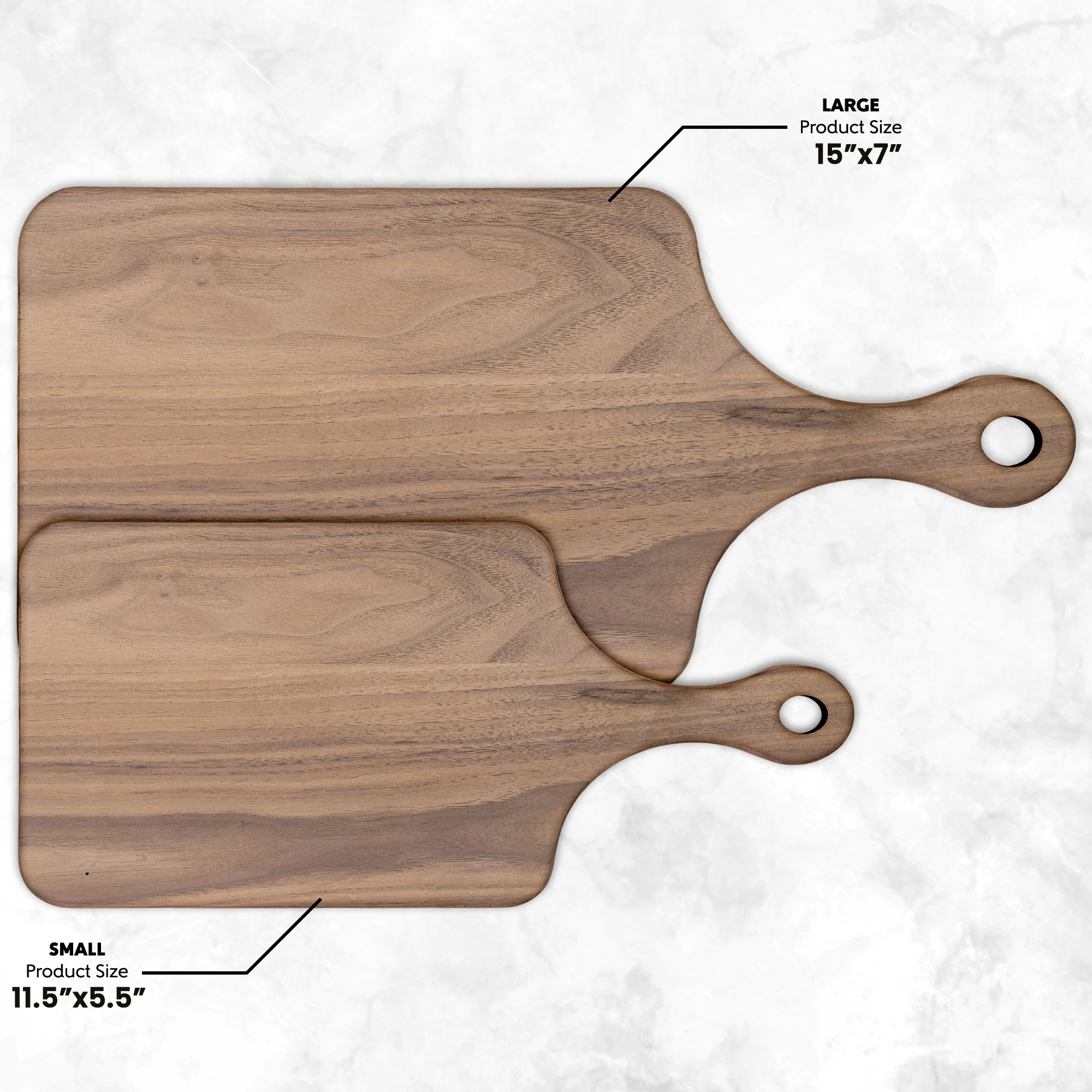 We Will Serve The Lord - Joshua 24:15 - Personalized Paddle Cutting Board - Image 5