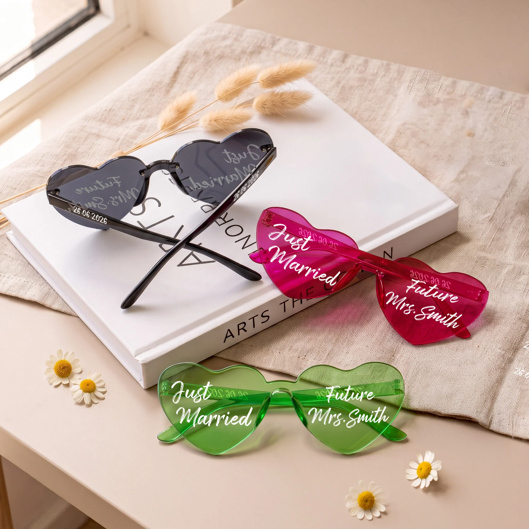 Wedding Favors For Guests - Customize Message - Personalized Party Sunglasses - Image 4