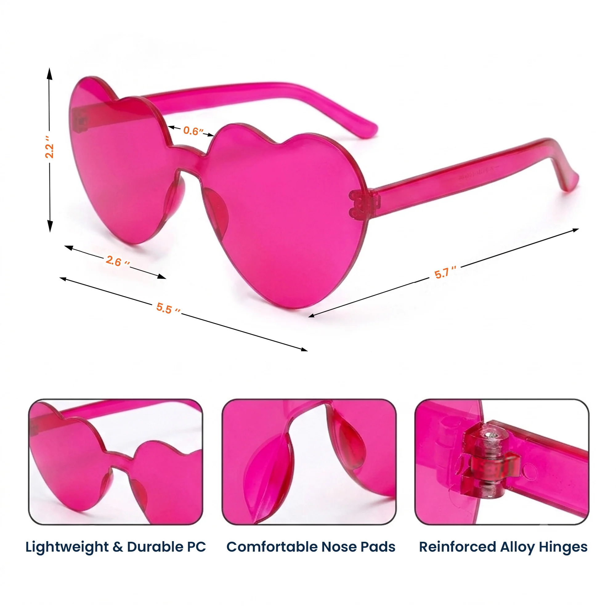Wedding Favors For Guests - Customize Message - Personalized Party Sunglasses - Image 7