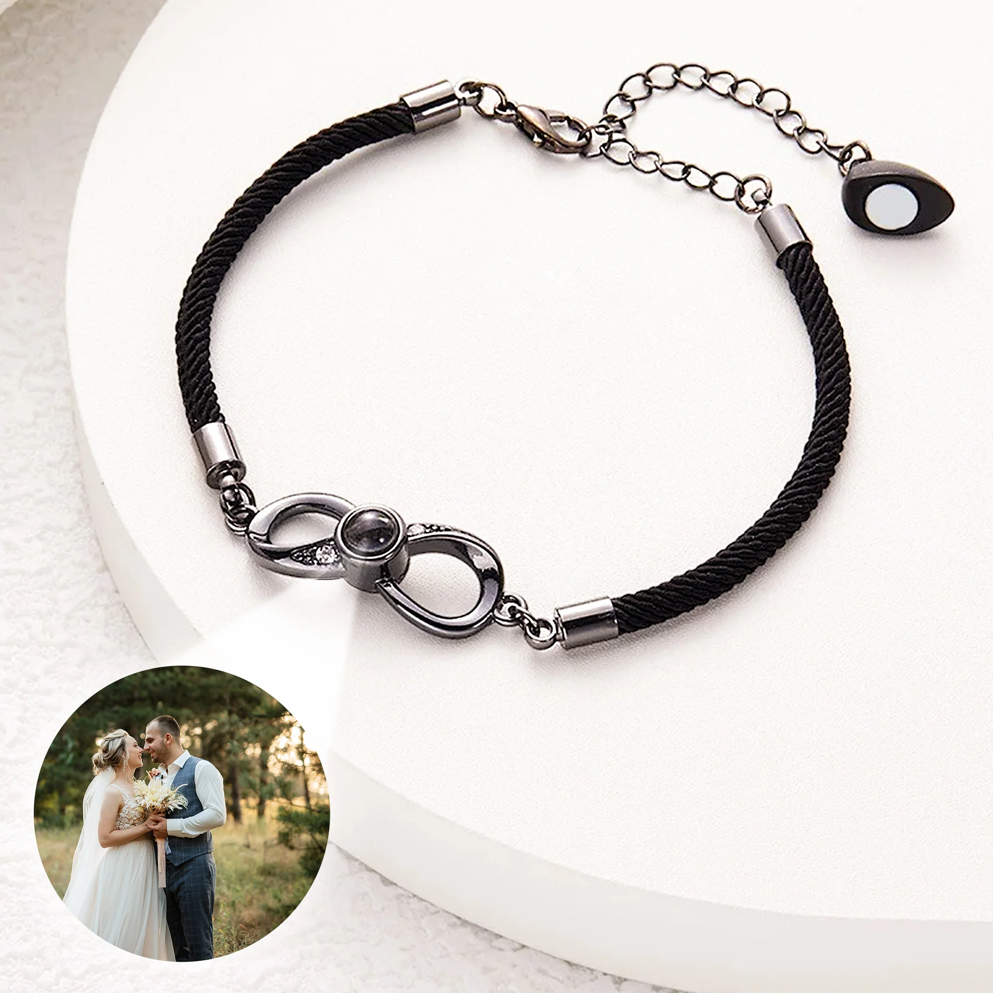 Wedding Gifts - Custom Photo Projection Bracelets - Image 4
