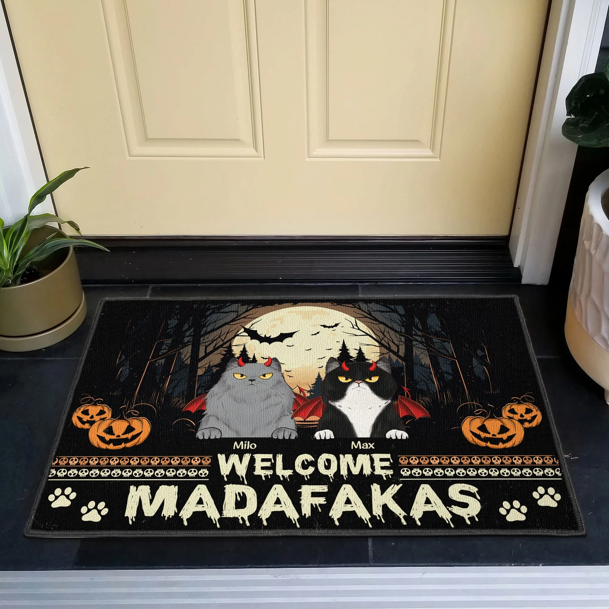 Welcome Madafakas - Personalized Doormat - Image 4