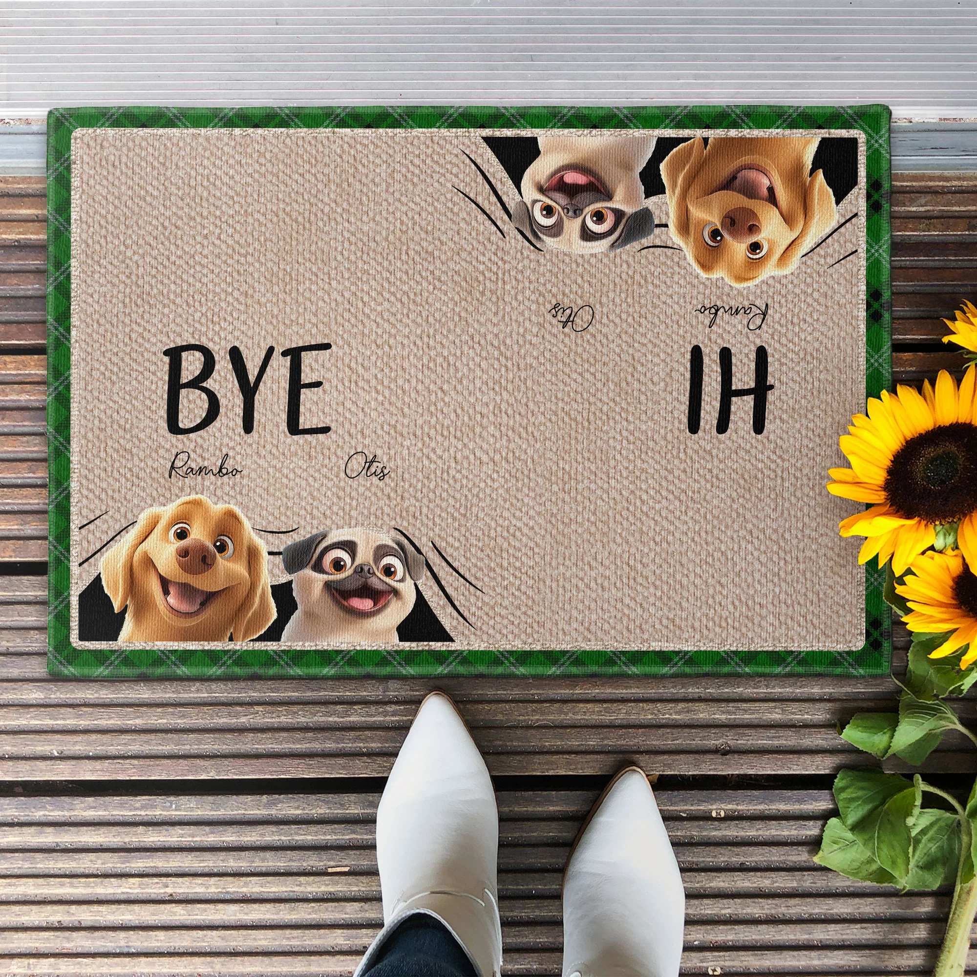 Welcome Mat For Dog Lover - Personalized Doormat - Image 5