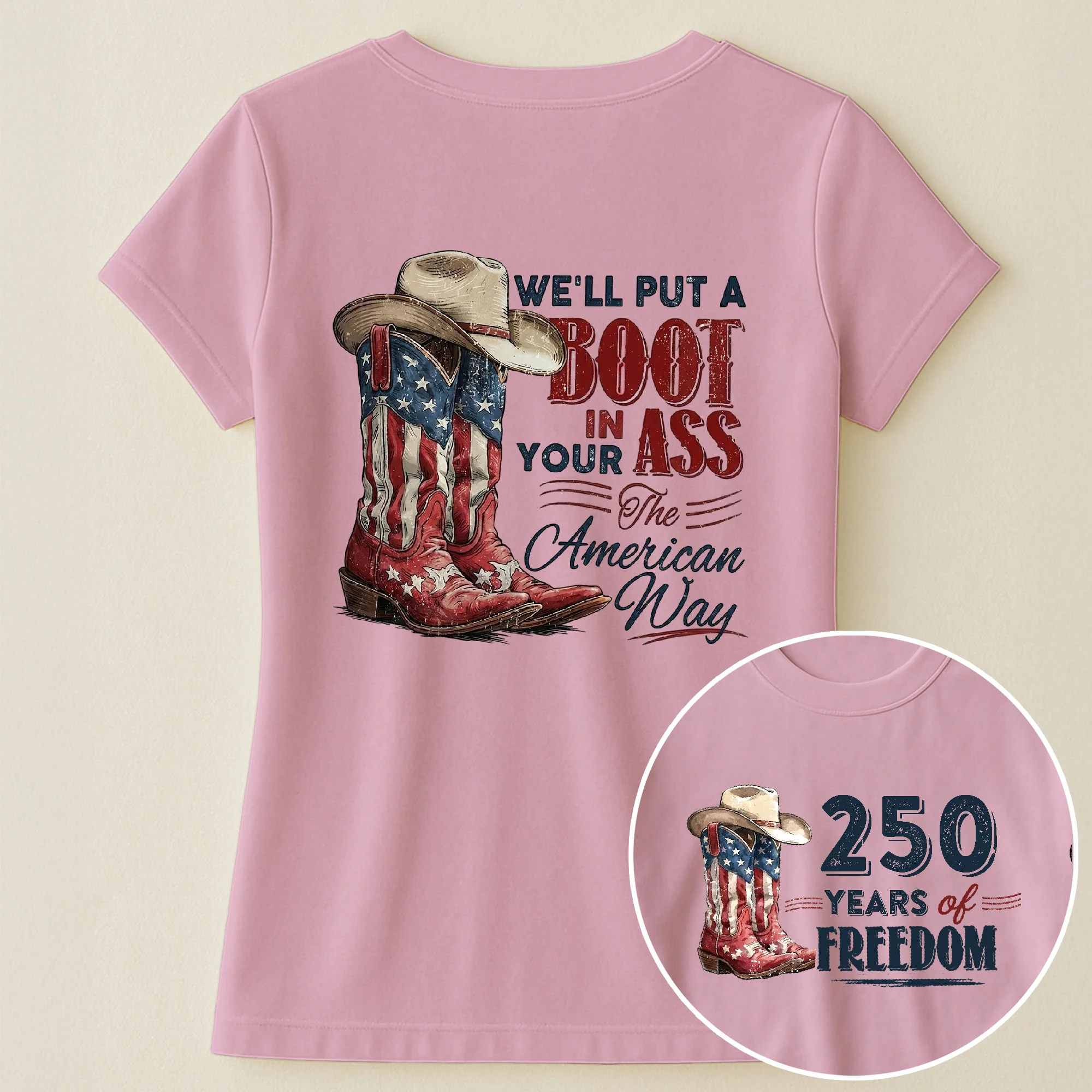 We'll Put A Boot In Your Ass The American Way - Shirt - Image 21
