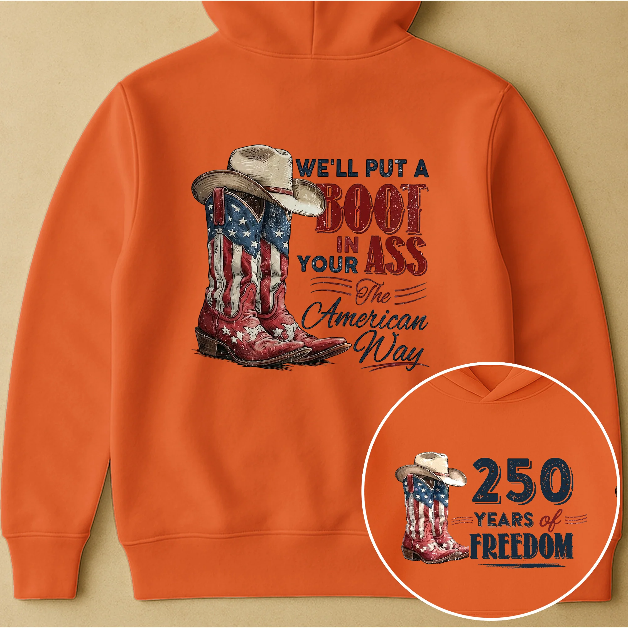We'll Put A Boot In Your Ass The American Way - Shirt - Image 30