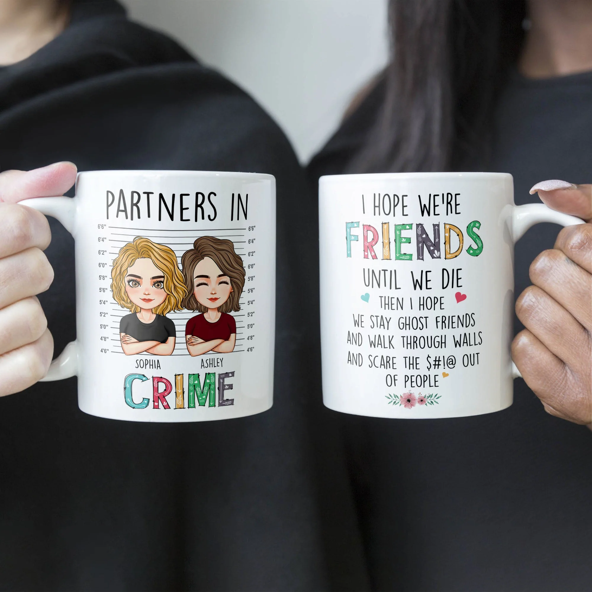 We're Friends Until We Die - Personalized Mug - Image 6