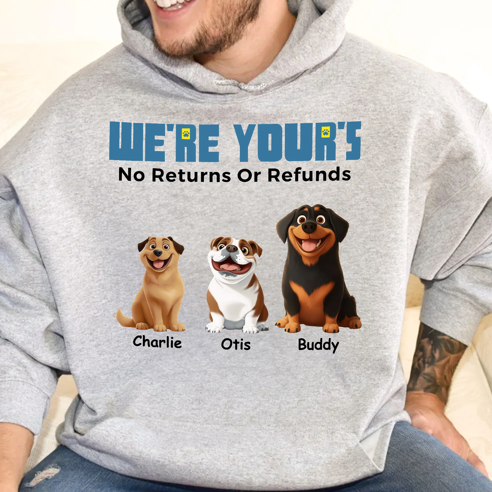 We're Yours No Returns Or Refunds - Personalized Shirt - Image 6