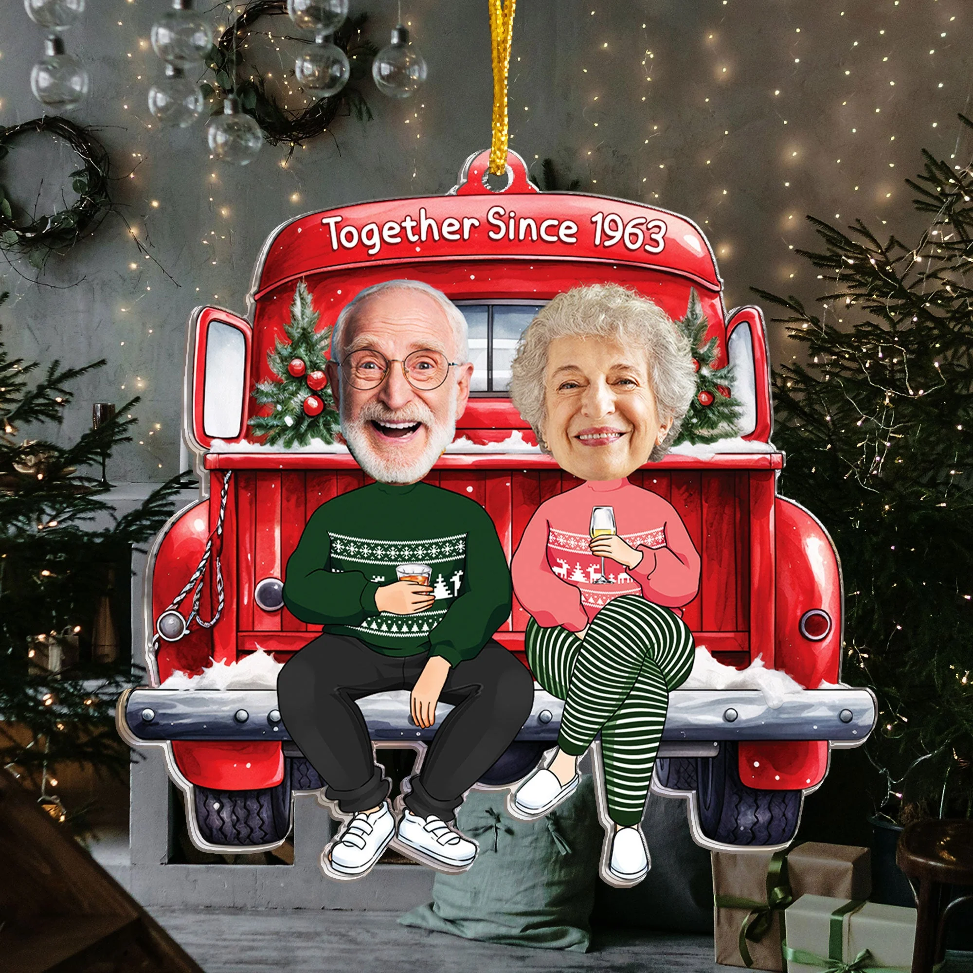 We've Been Together - Personalized Acrylic Photo Ornament - Image 5