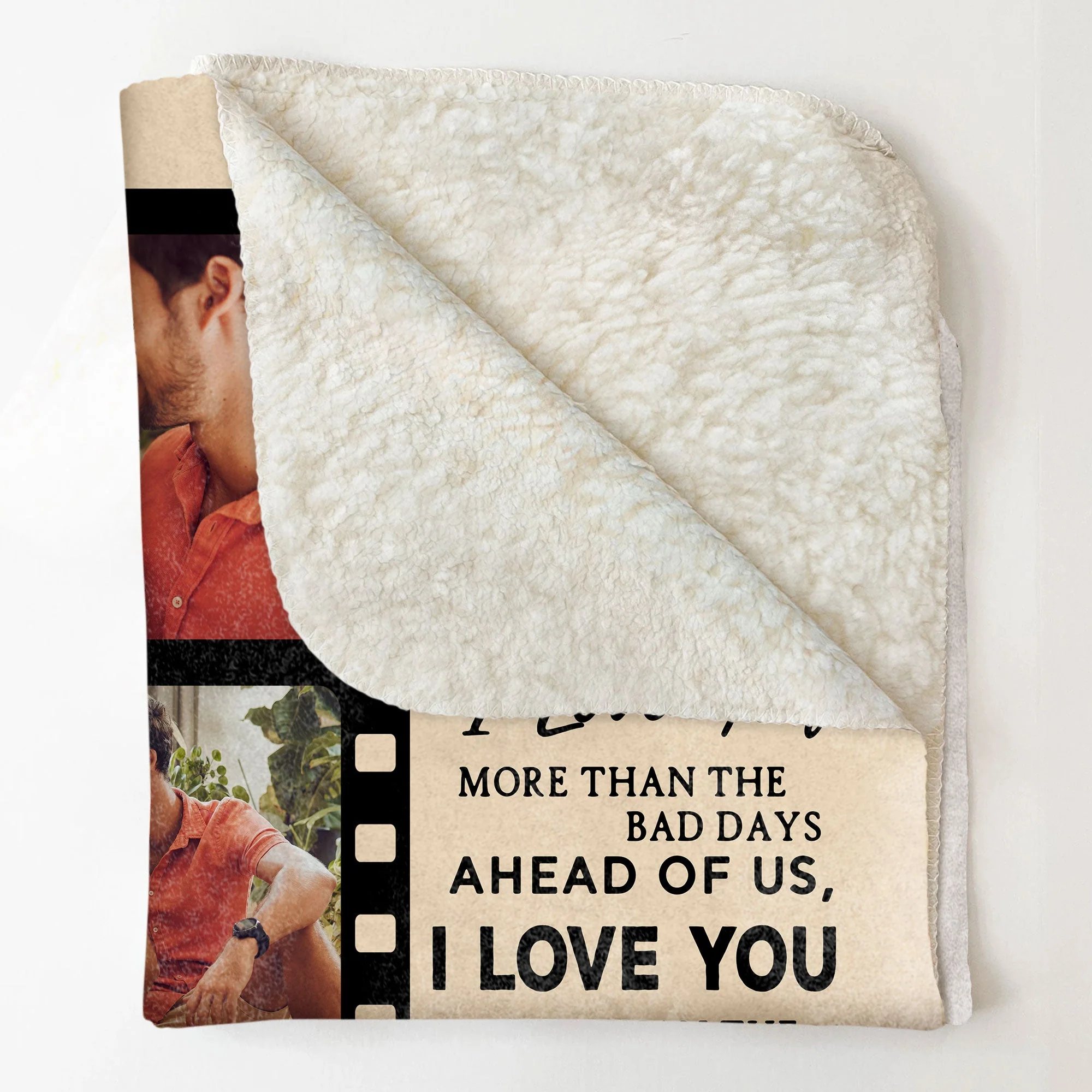 When I Say I Love You More - Personalized Photo Blanket - Image 6