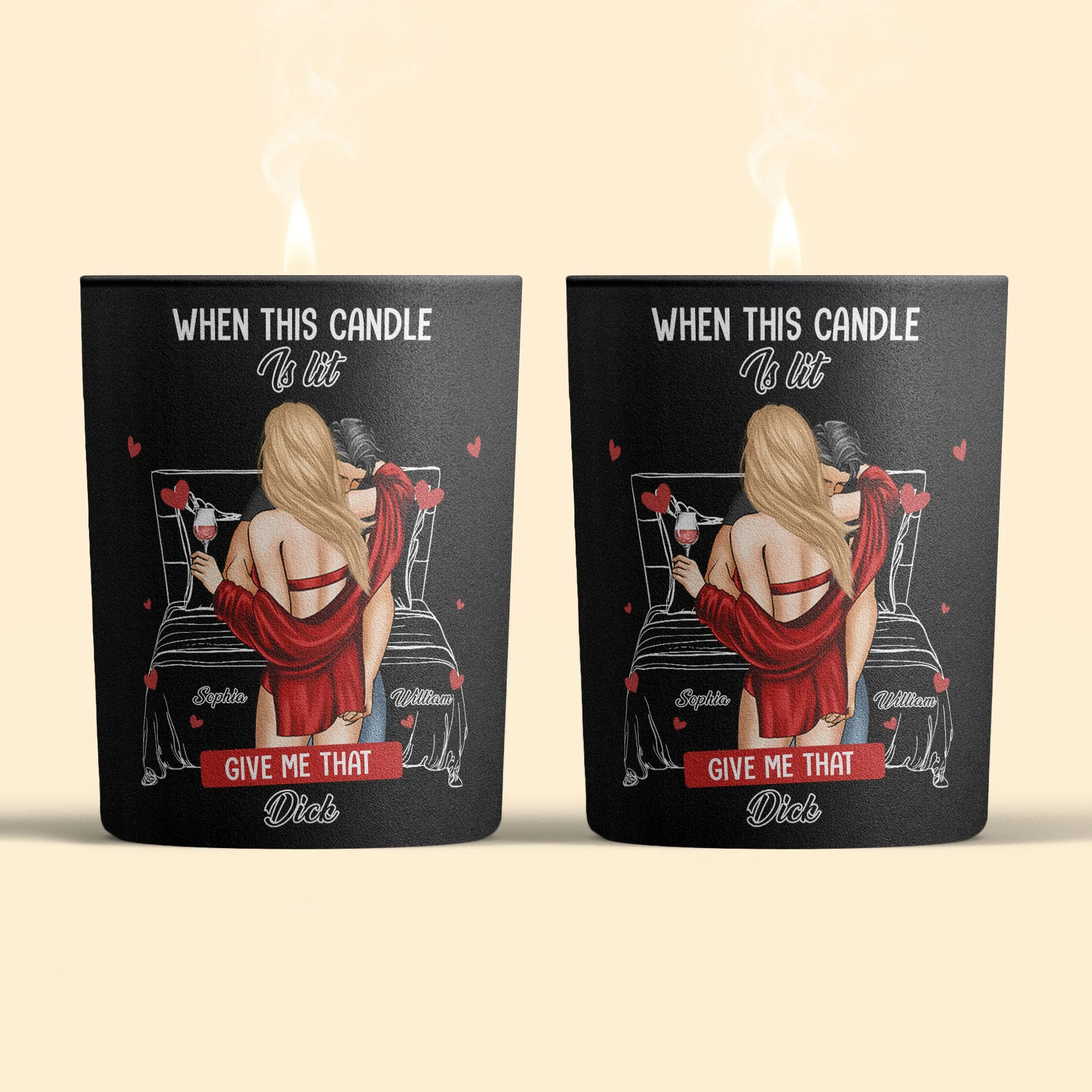 When This Candle Is Lit Give Me That Dic* - Personalized Candle - Image 4