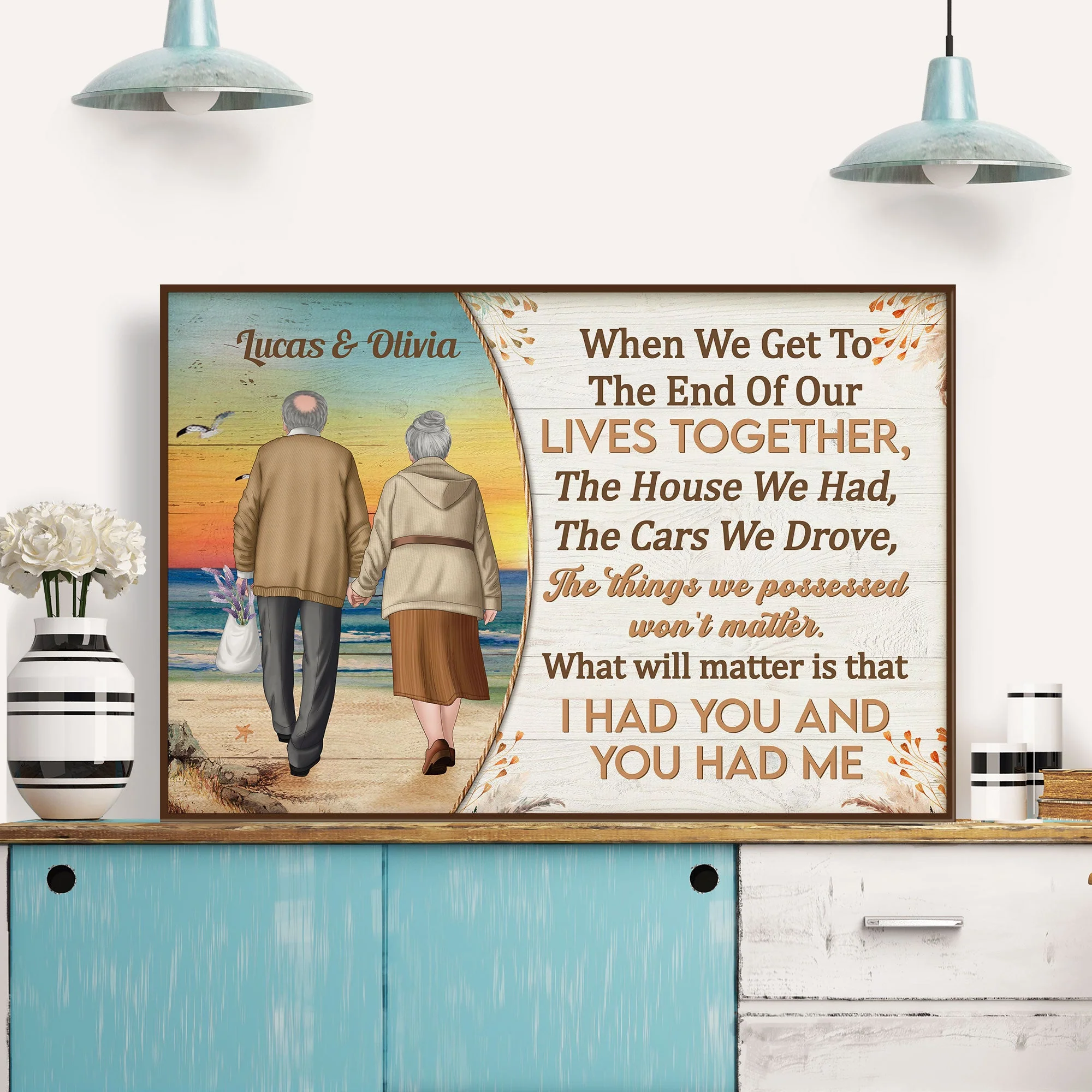 When We Get To The End Of Our Lives - Personalized Poster/Wrapped Canvas - Birthday Anniversary Gifts For Wife, Husband, Gift From Sons, Daughters For Parents - Image 3