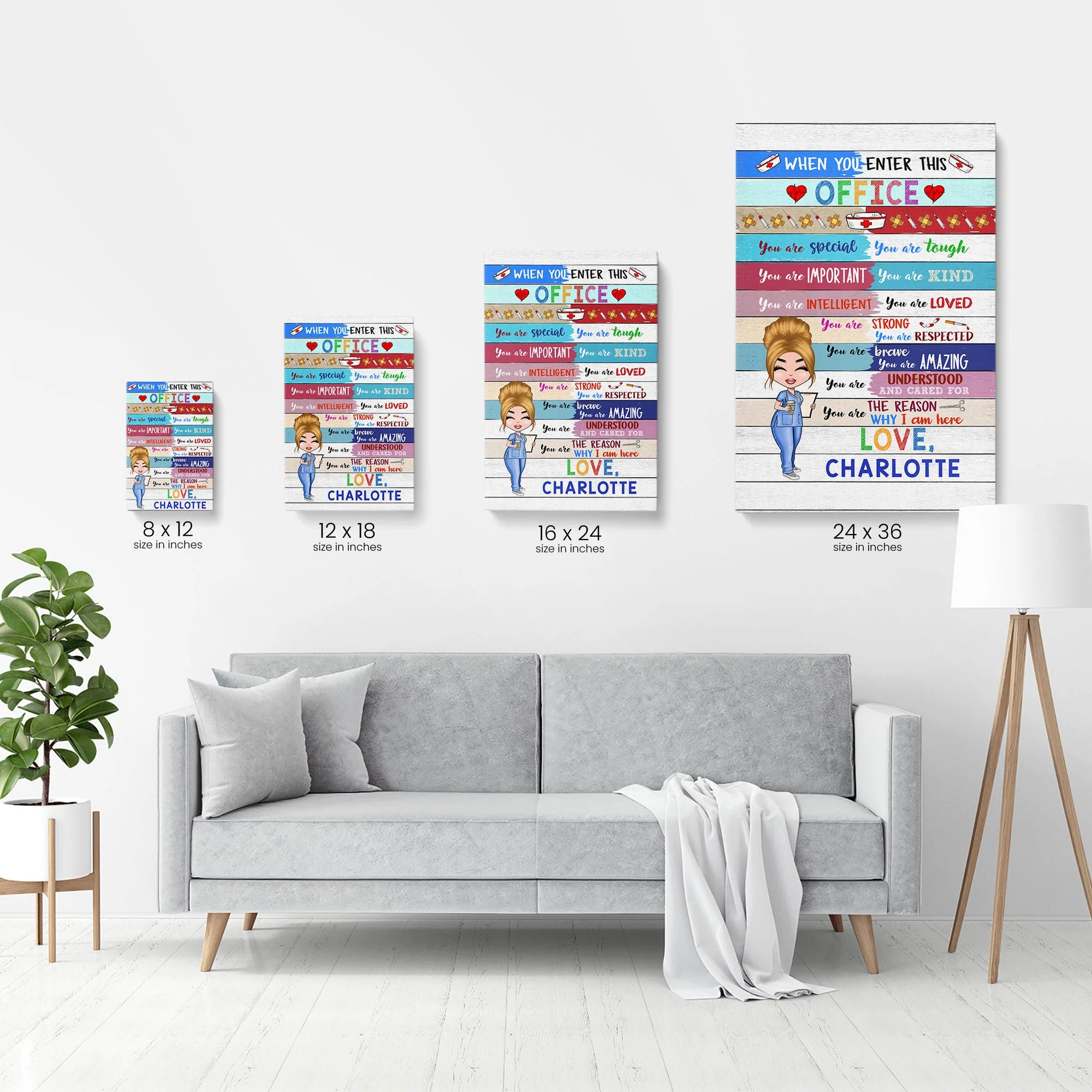 When You Enter This Office - Personalized Poster/Wrapped Canvas - Gift For Doctor & Nurse - Image 4
