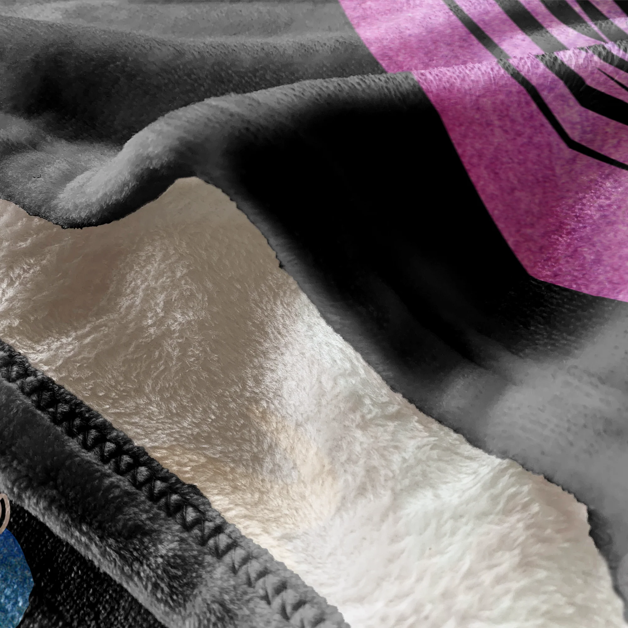 Whenever You Touch This Heart - Personalized Blanket - Image 2