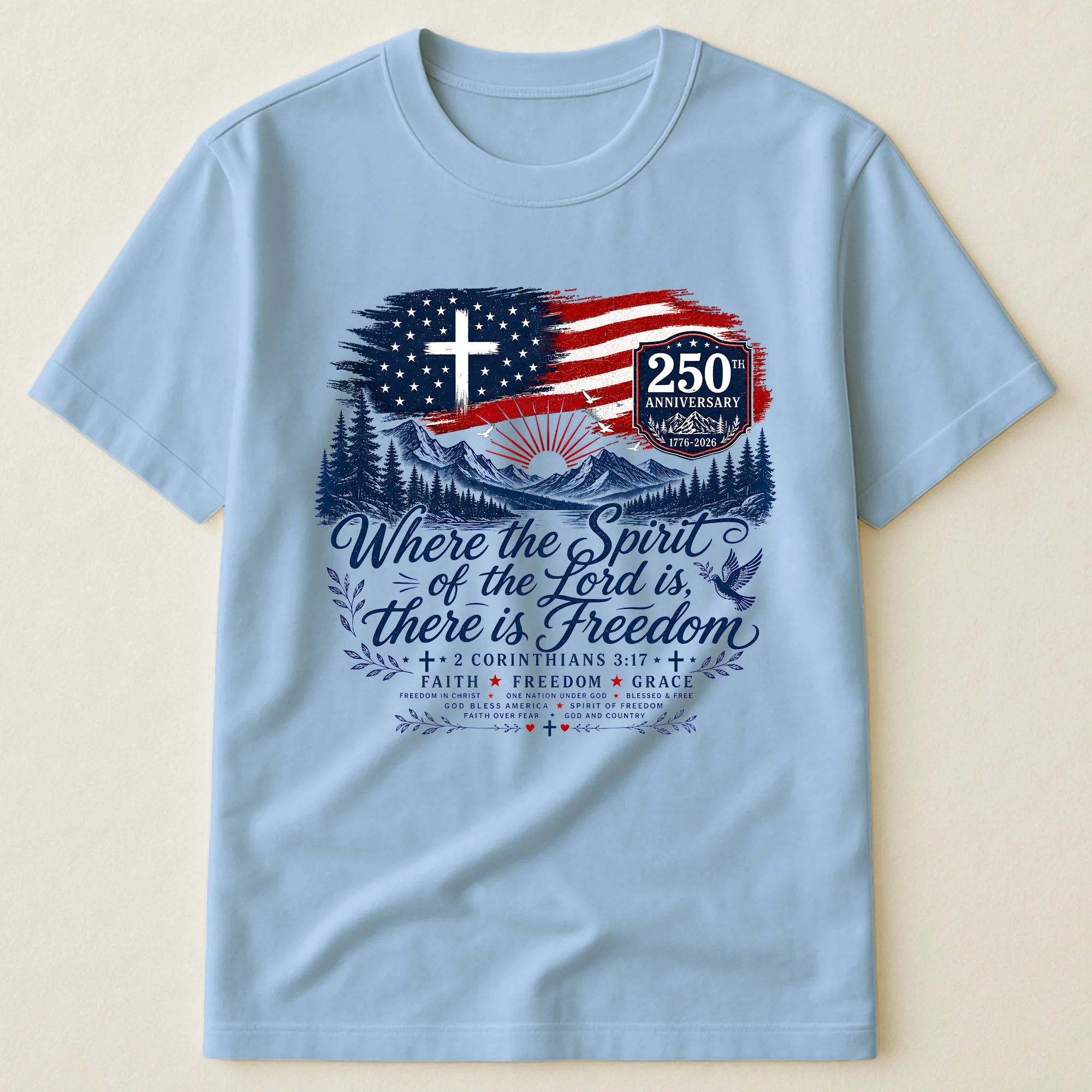 Where The Spirit Of The Lord Is, There Is Freedom - Shirt - Image 11