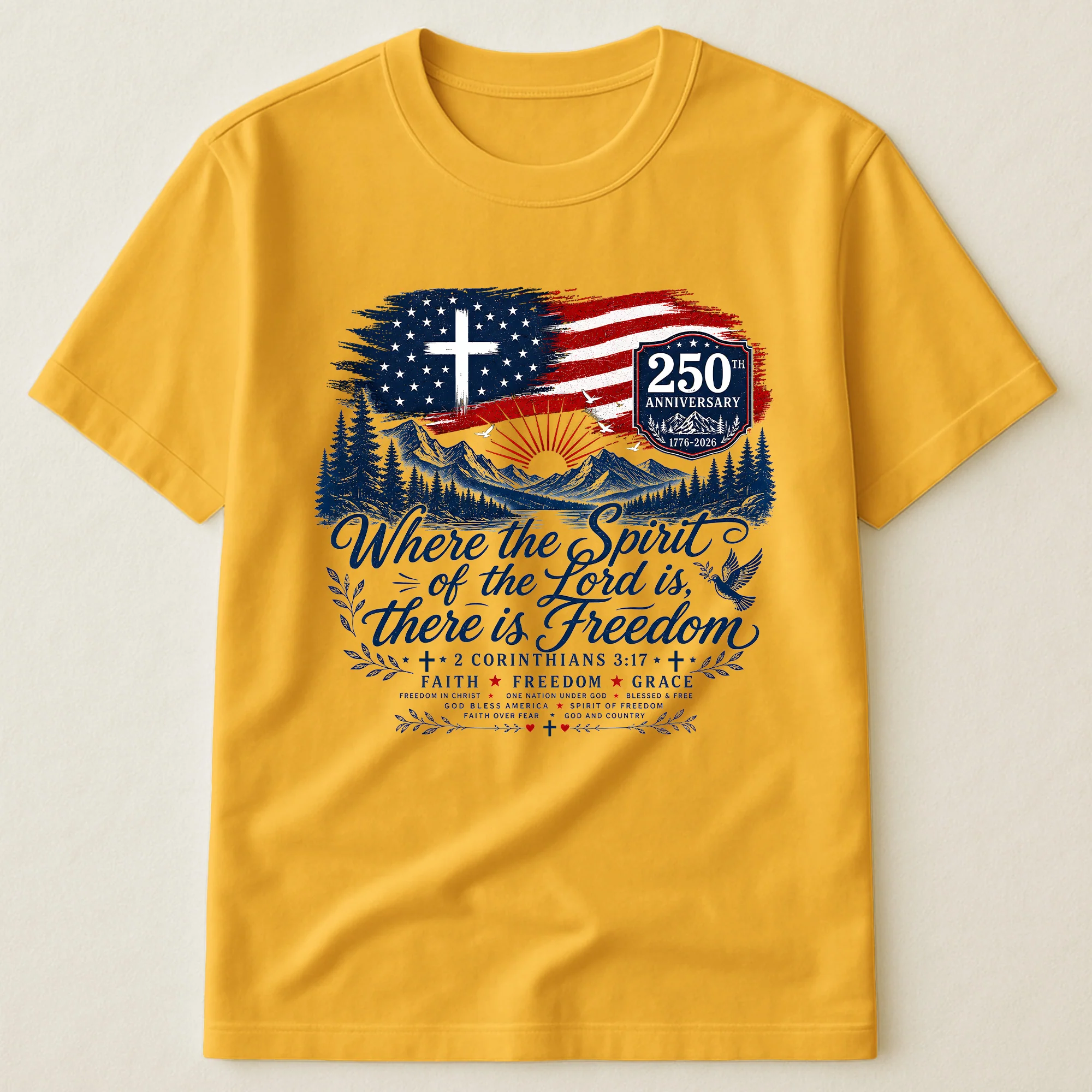 Where The Spirit Of The Lord Is, There Is Freedom - Shirt - Image 12