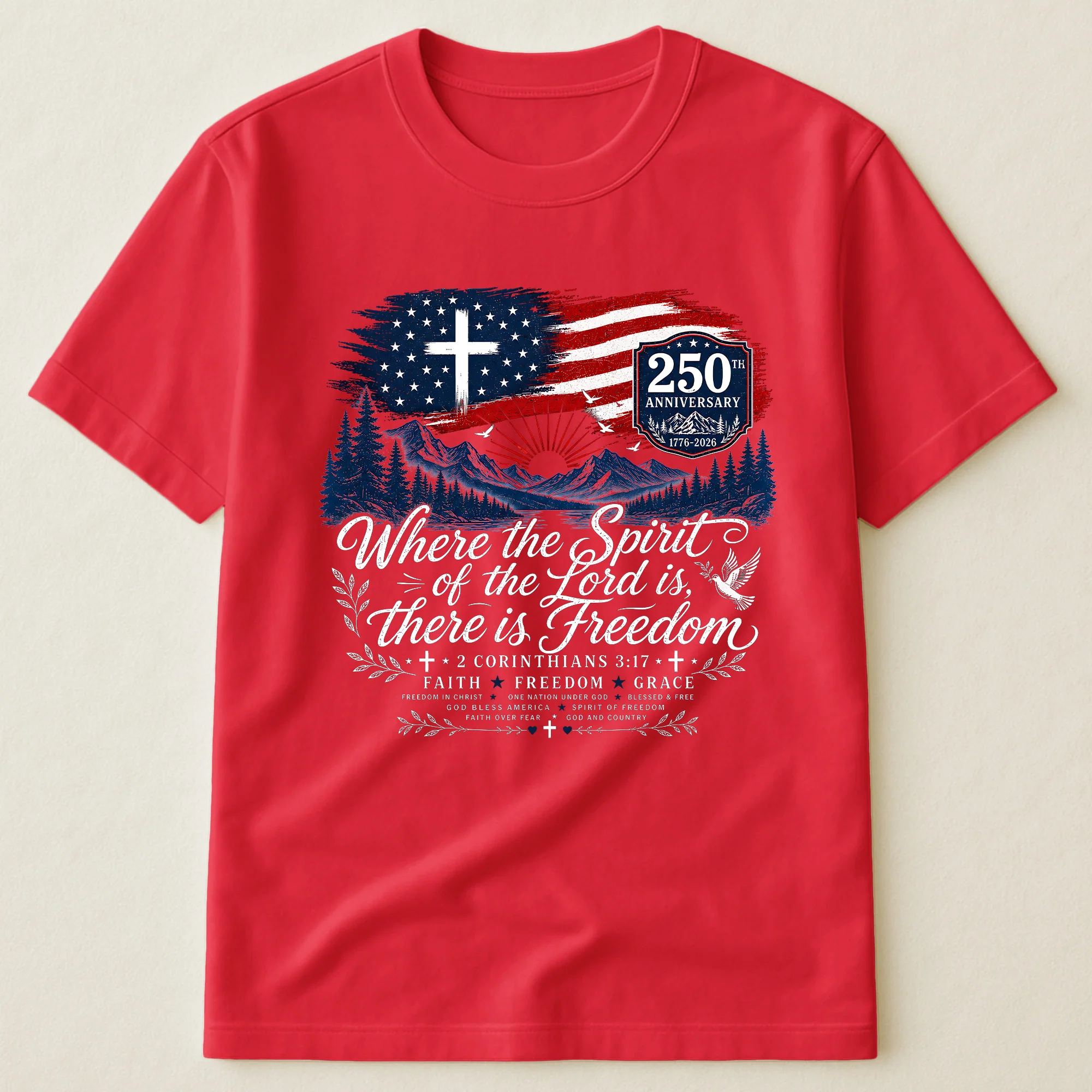 Where The Spirit Of The Lord Is, There Is Freedom - Shirt - Image 14