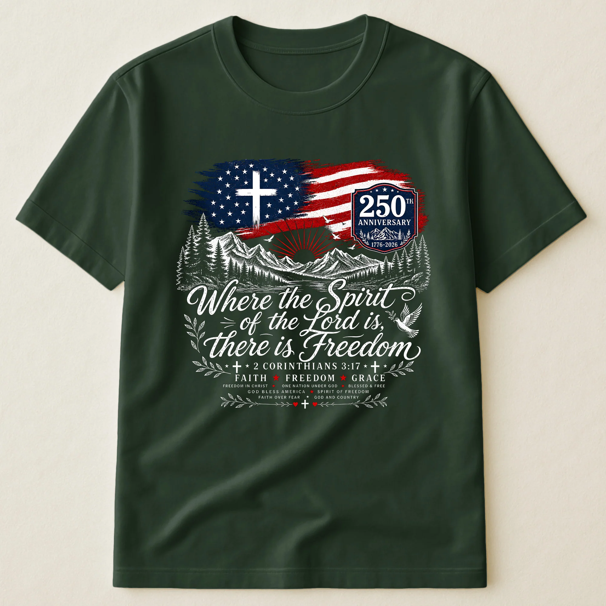 Where The Spirit Of The Lord Is, There Is Freedom - Shirt - Image 16