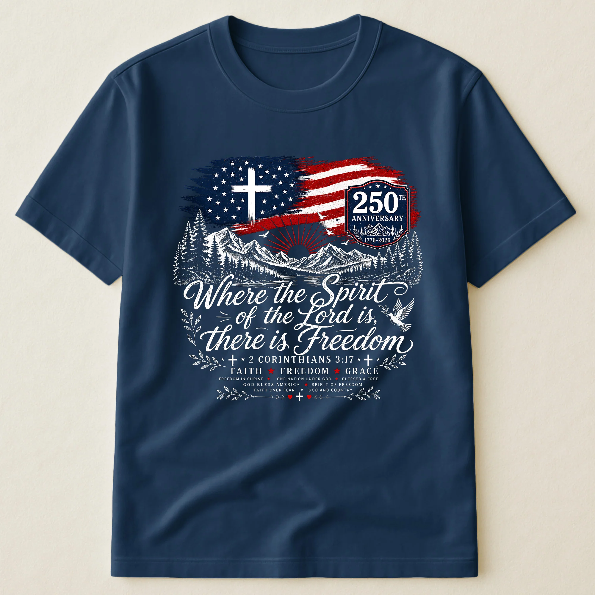 Where The Spirit Of The Lord Is, There Is Freedom - Shirt - Image 17
