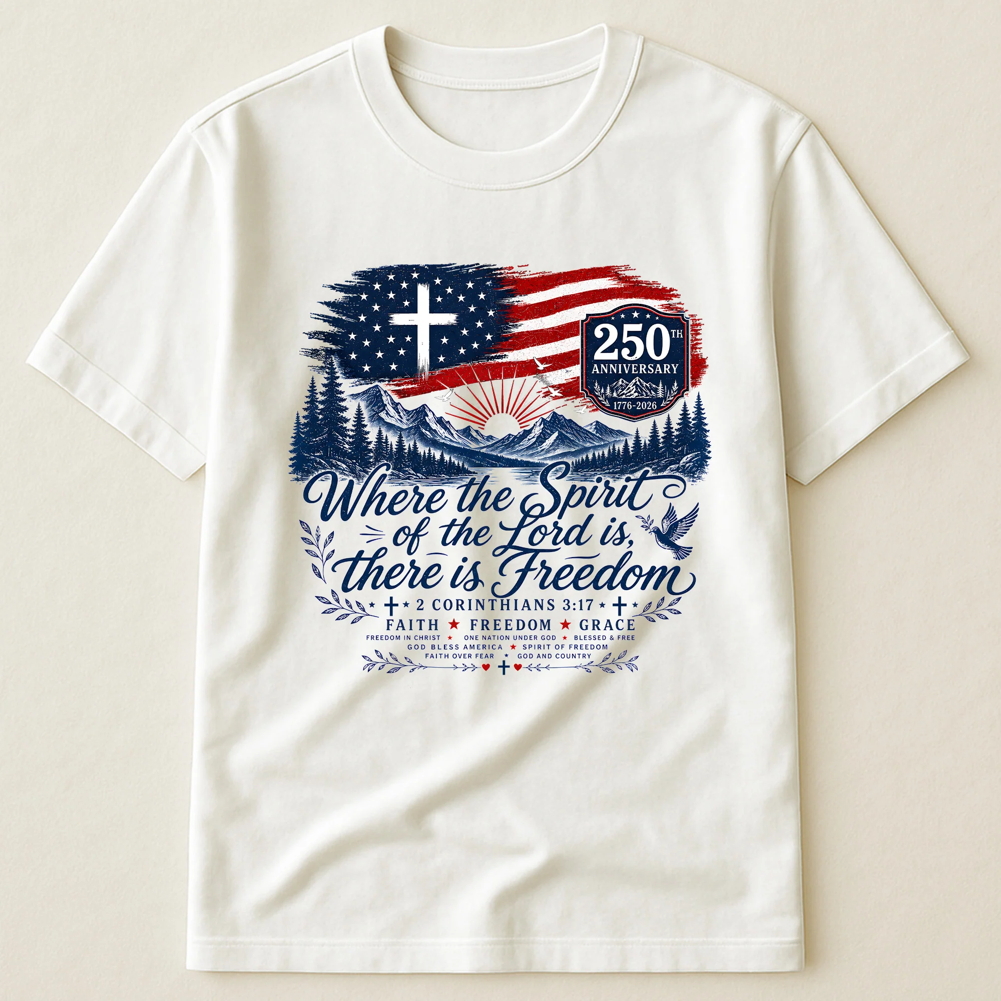 Where The Spirit Of The Lord Is, There Is Freedom - Shirt - Image 8