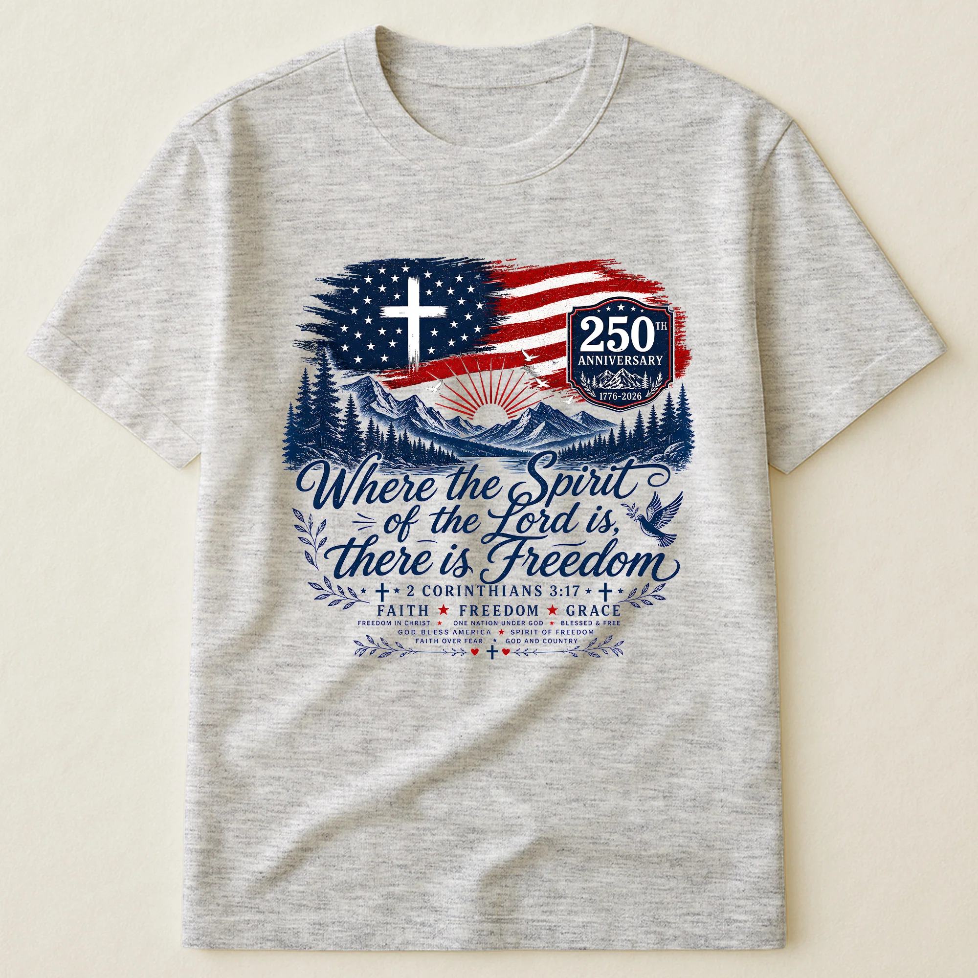 Where The Spirit Of The Lord Is, There Is Freedom - Shirt - Image 9